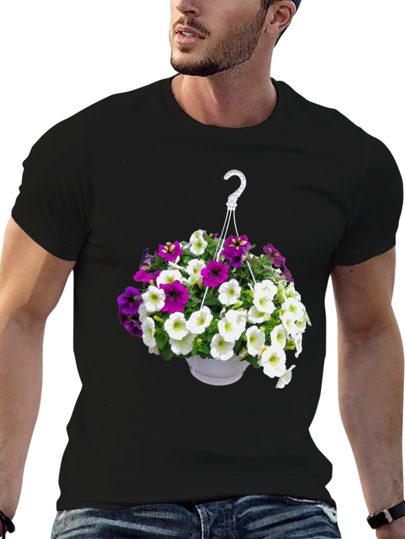 Floral Hanging Basket Graphic Tee