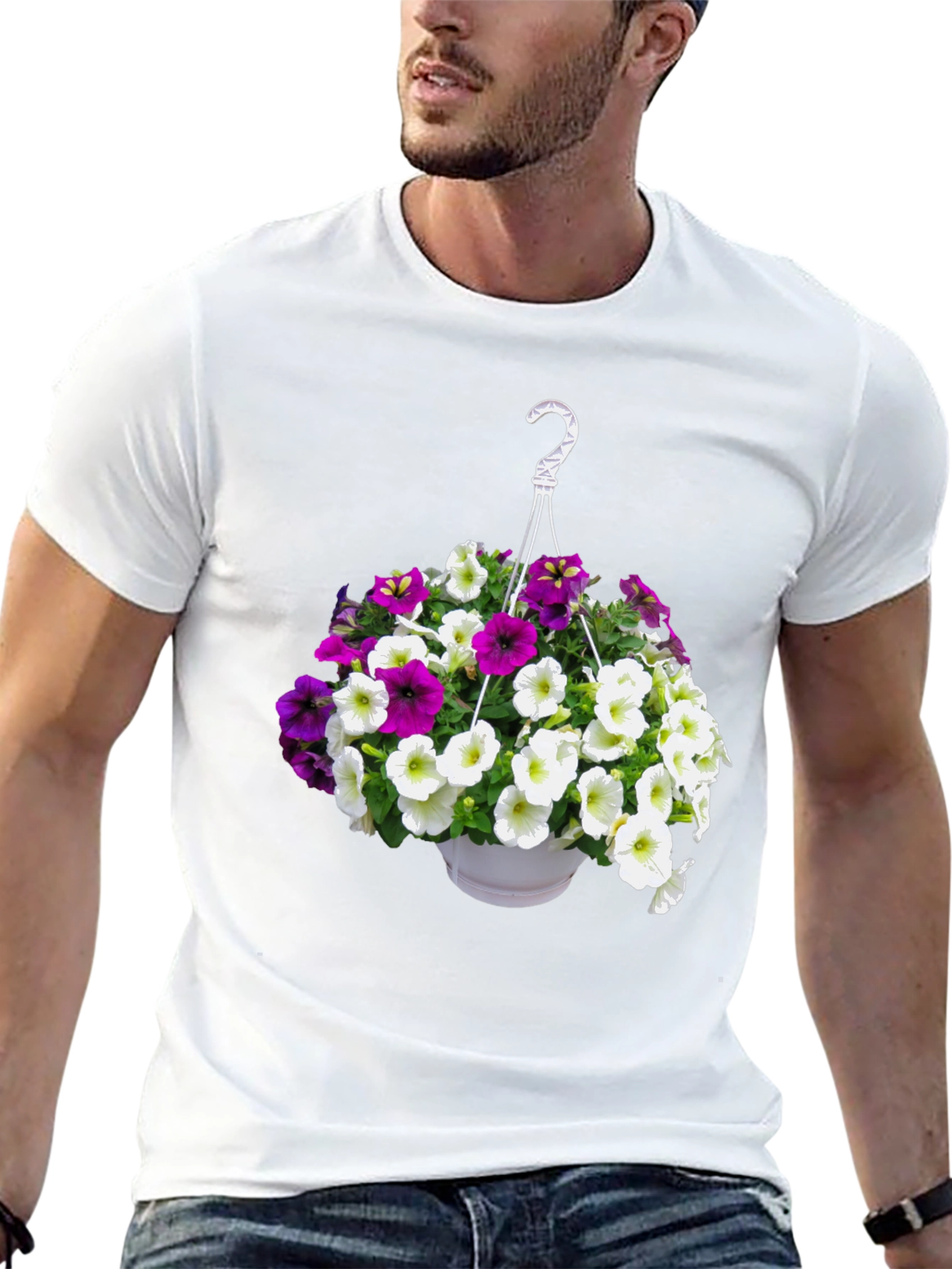 Floral Hanging Basket Graphic Tee