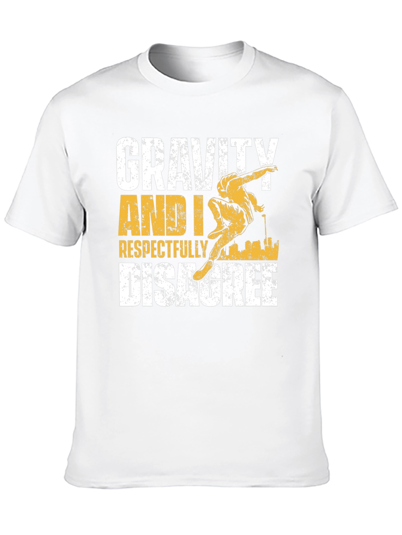 Gravity Disagree Graphic Tee - Black Cotton Shirt