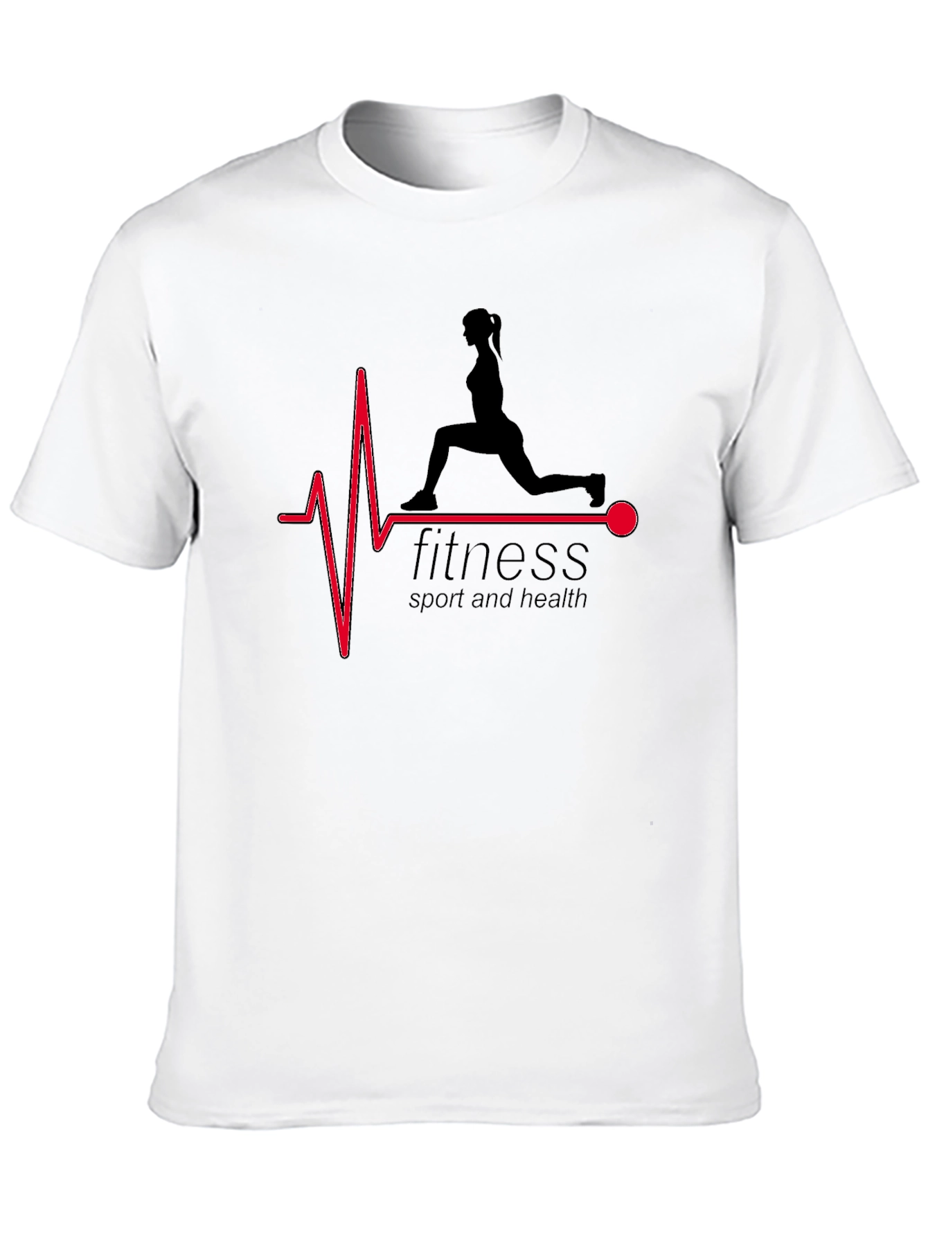 Fitness Heartbeat Graphic T-Shirt
