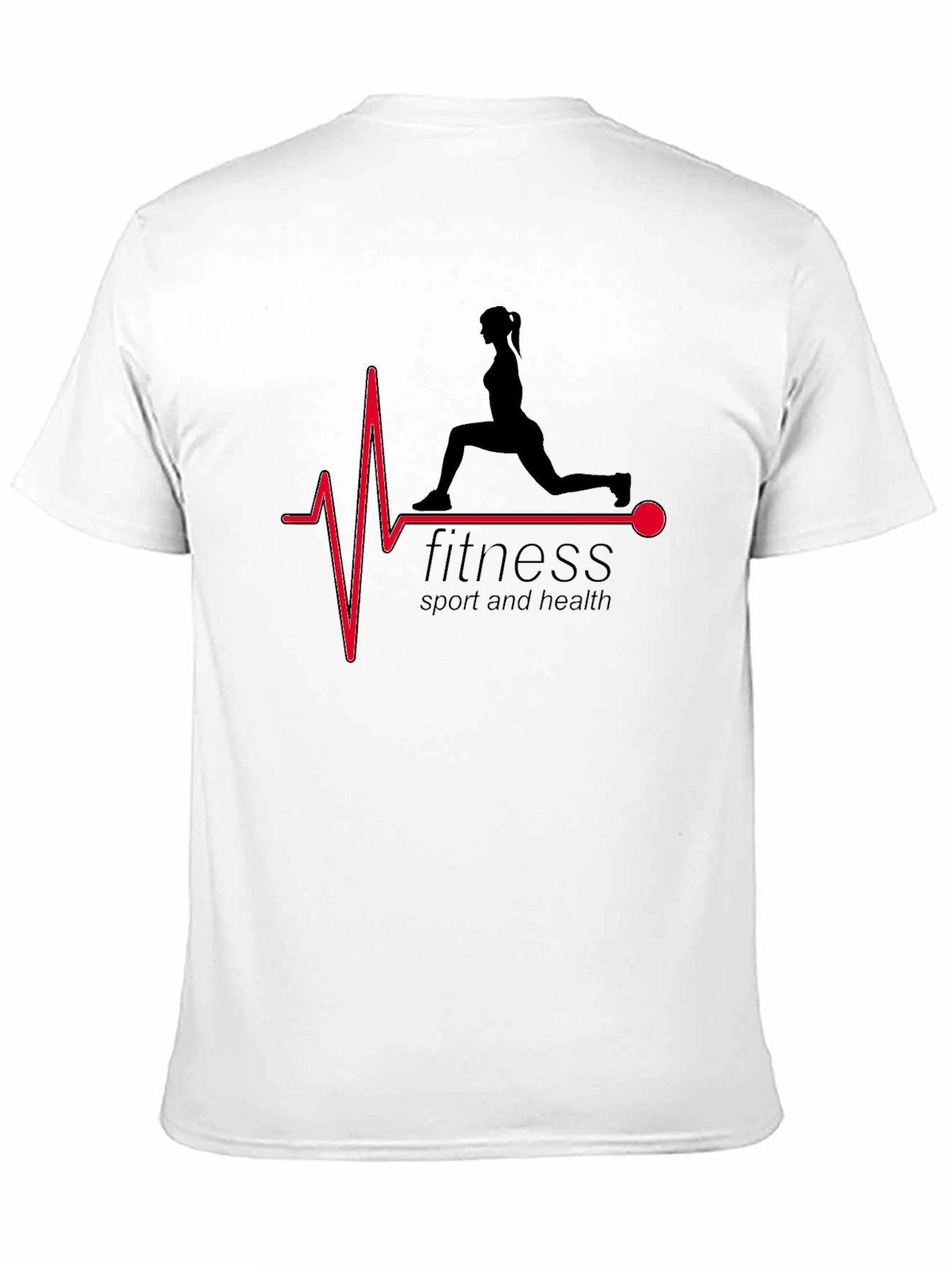 Fitness Heartbeat Graphic T-Shirt