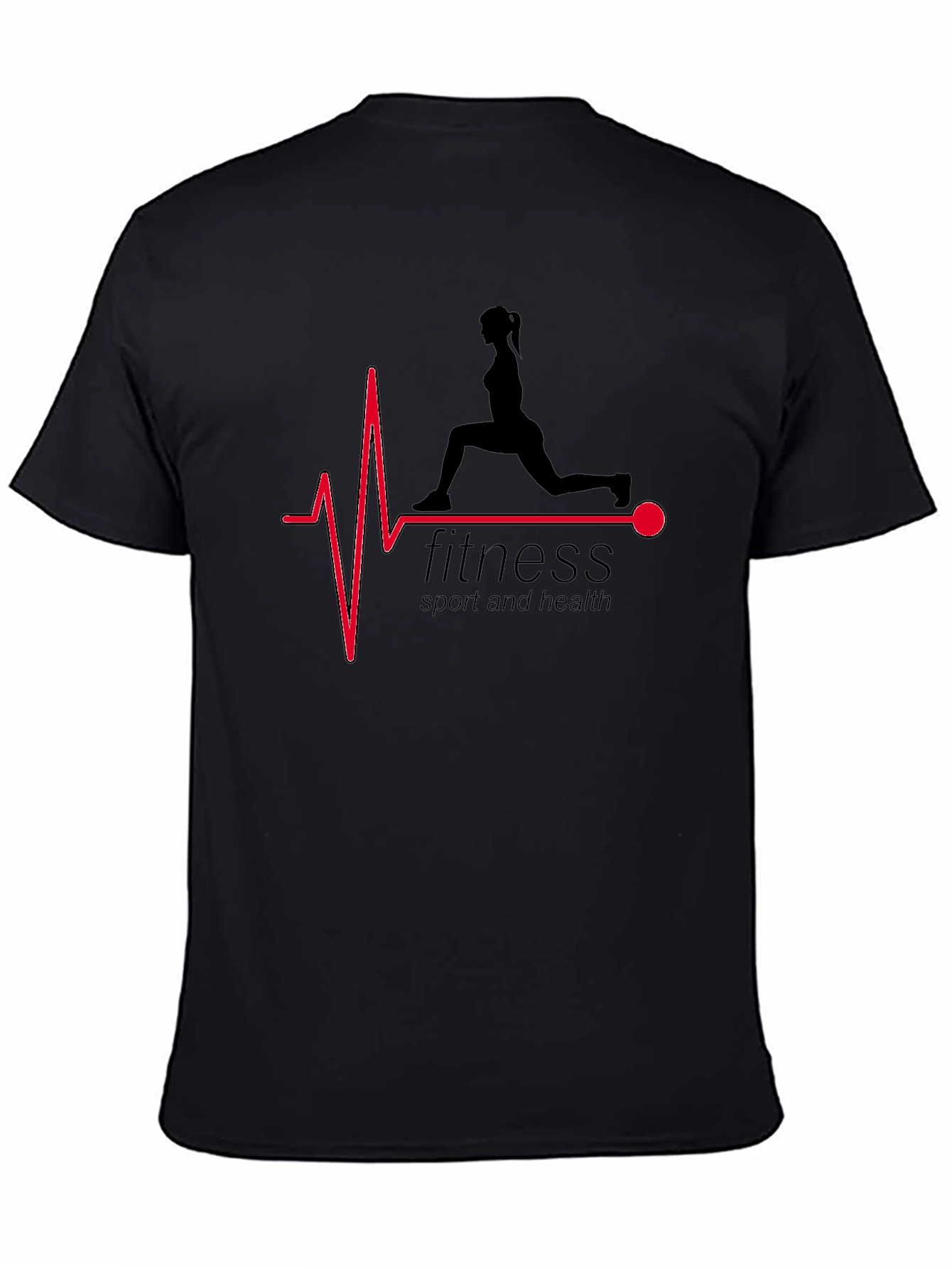 Fitness Heartbeat Graphic T-Shirt