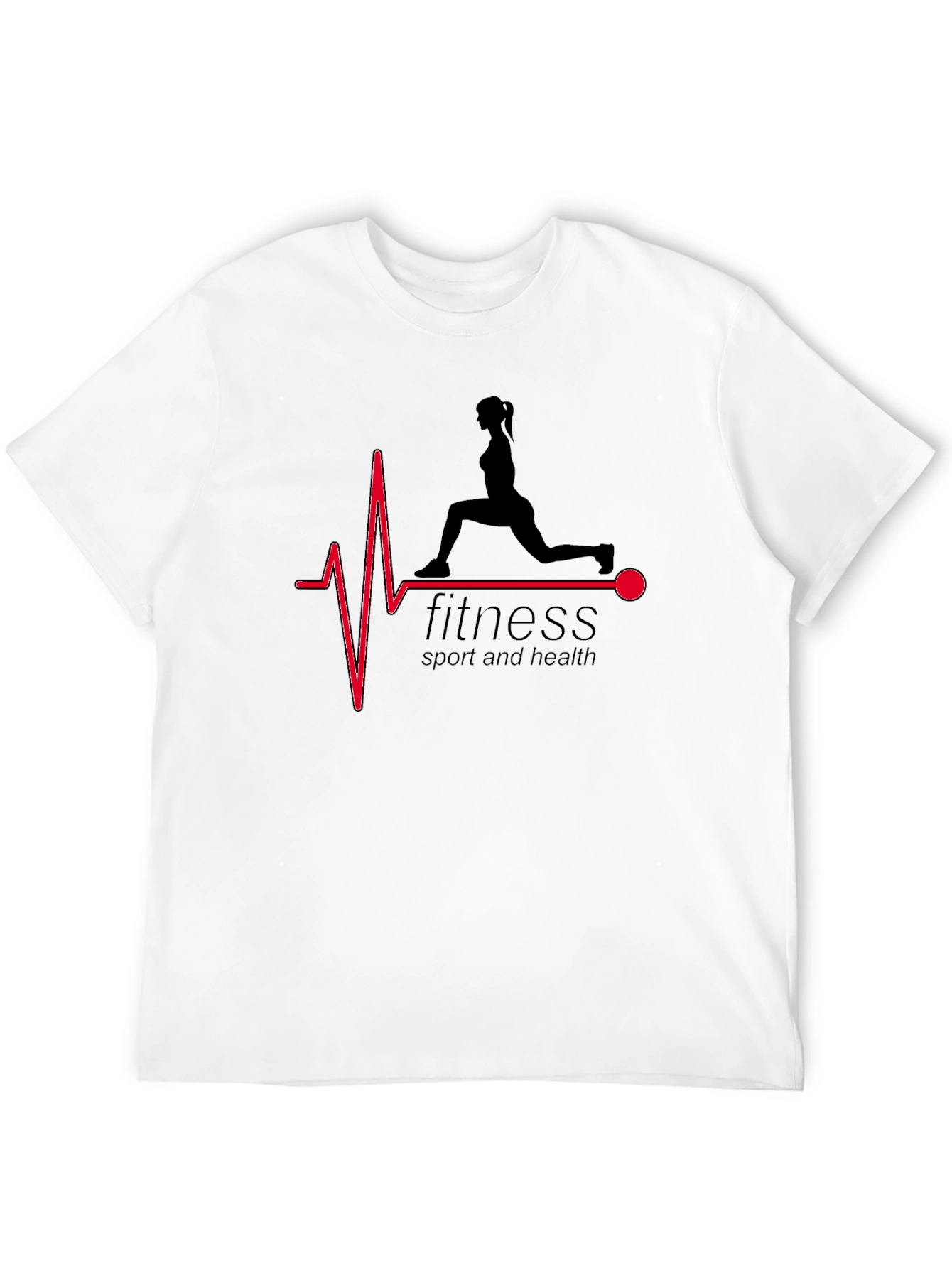 Fitness Heartbeat Graphic T-Shirt