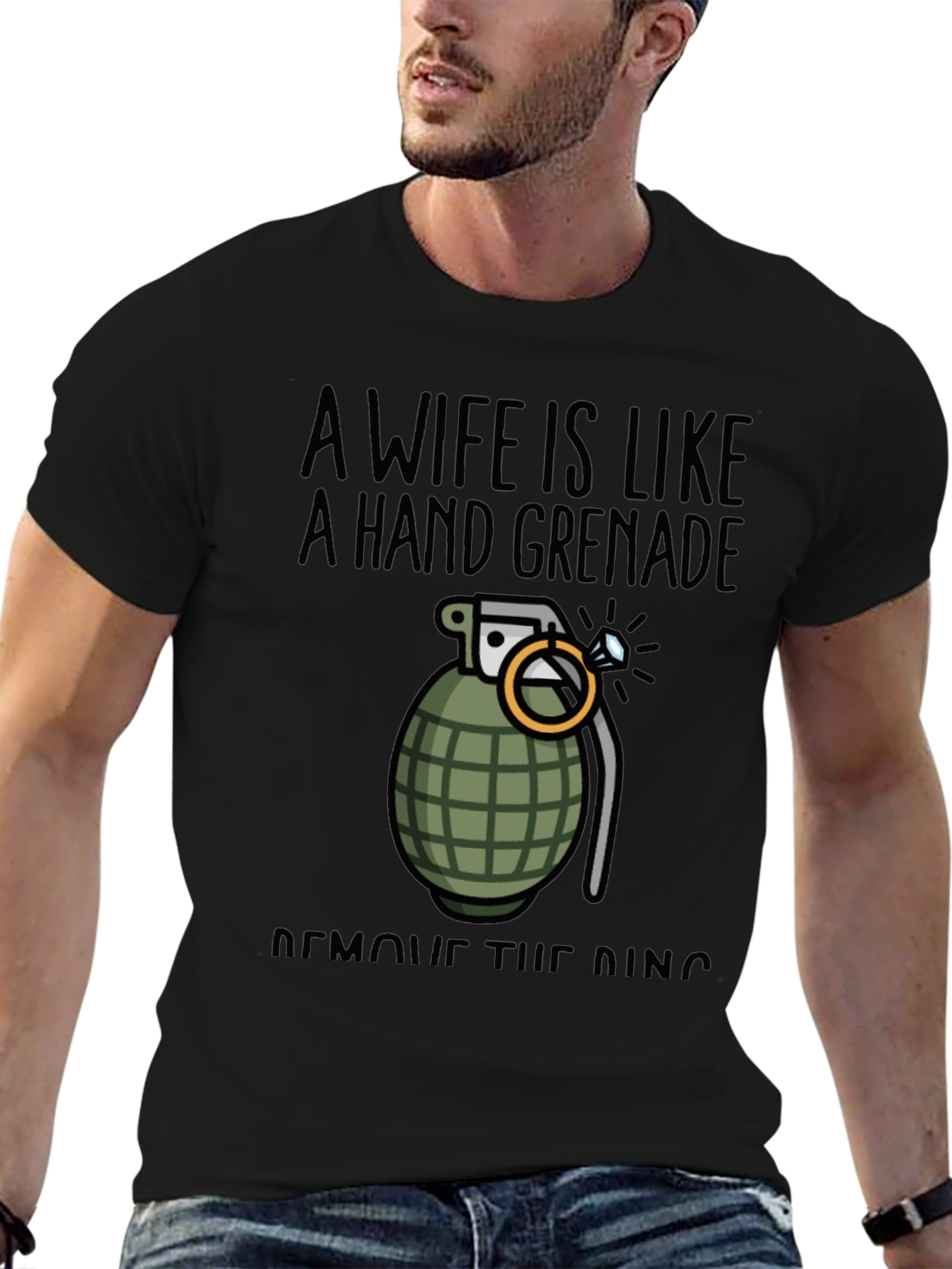 Wife Hand Grenade Graphic Tee - Funny T-Shirt