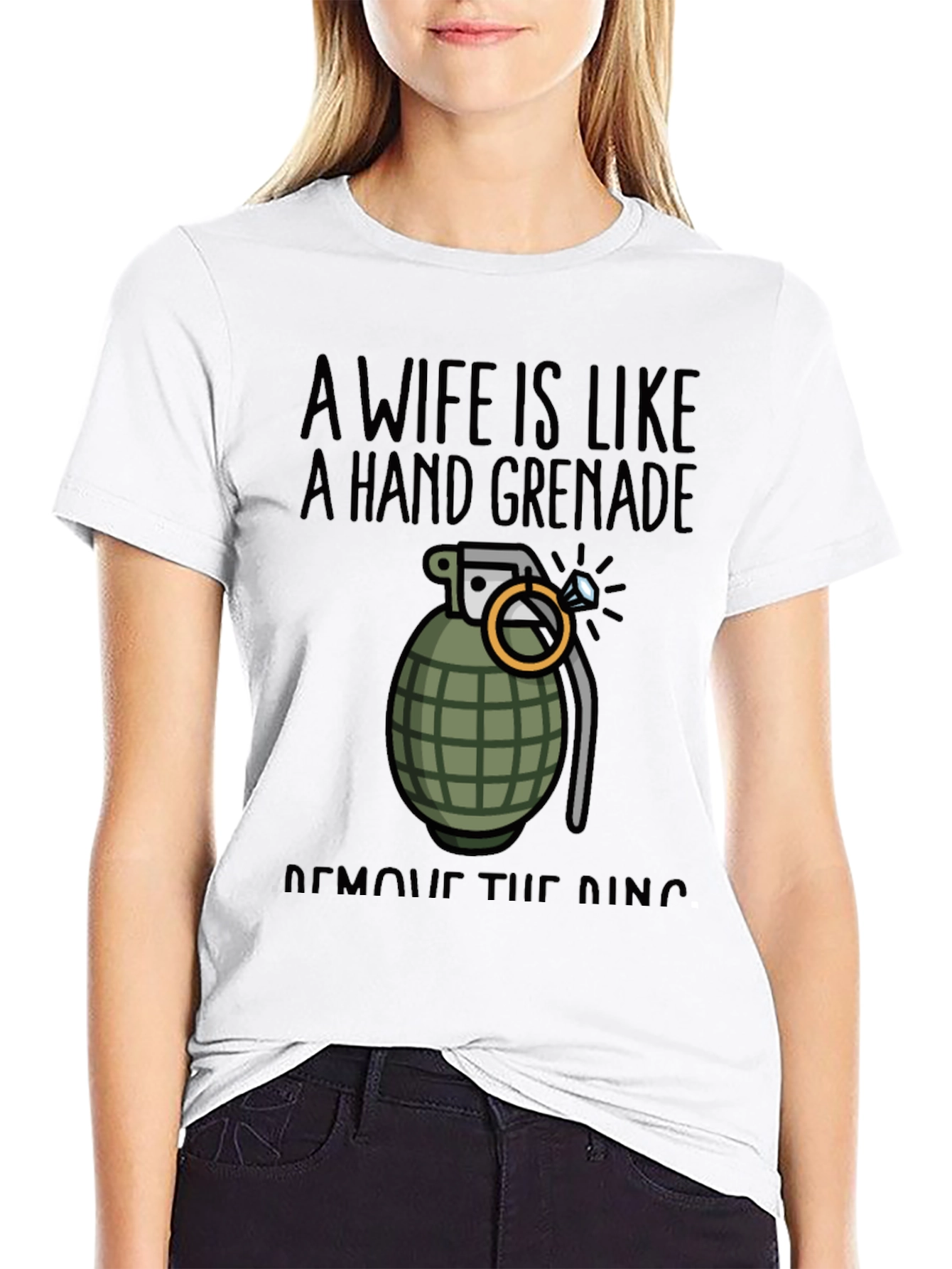 Wife Hand Grenade Graphic Tee - Funny T-Shirt
