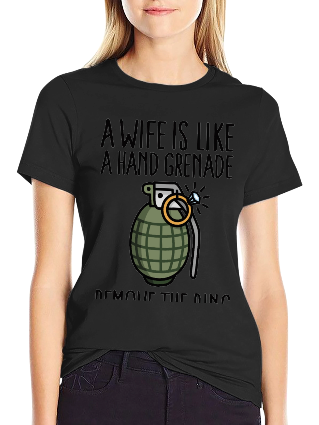 Wife Hand Grenade Graphic Tee - Funny T-Shirt