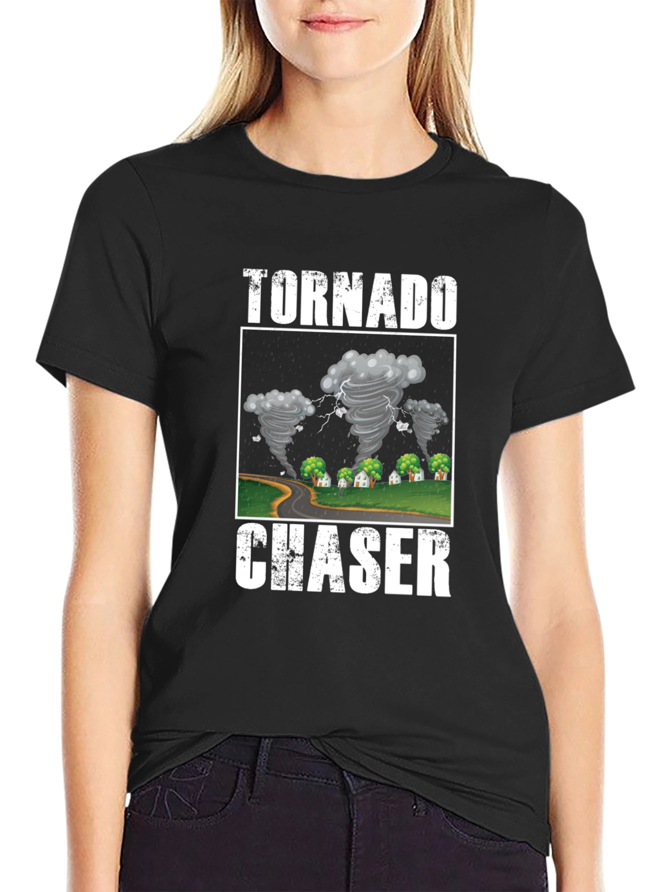 Tornado Chaser T-Shirt Storm Lover Tee
