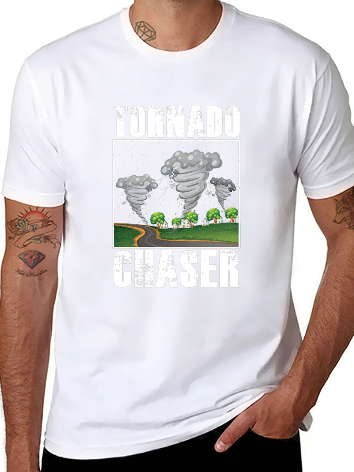 Tornado Chaser T-Shirt Storm Lover Tee