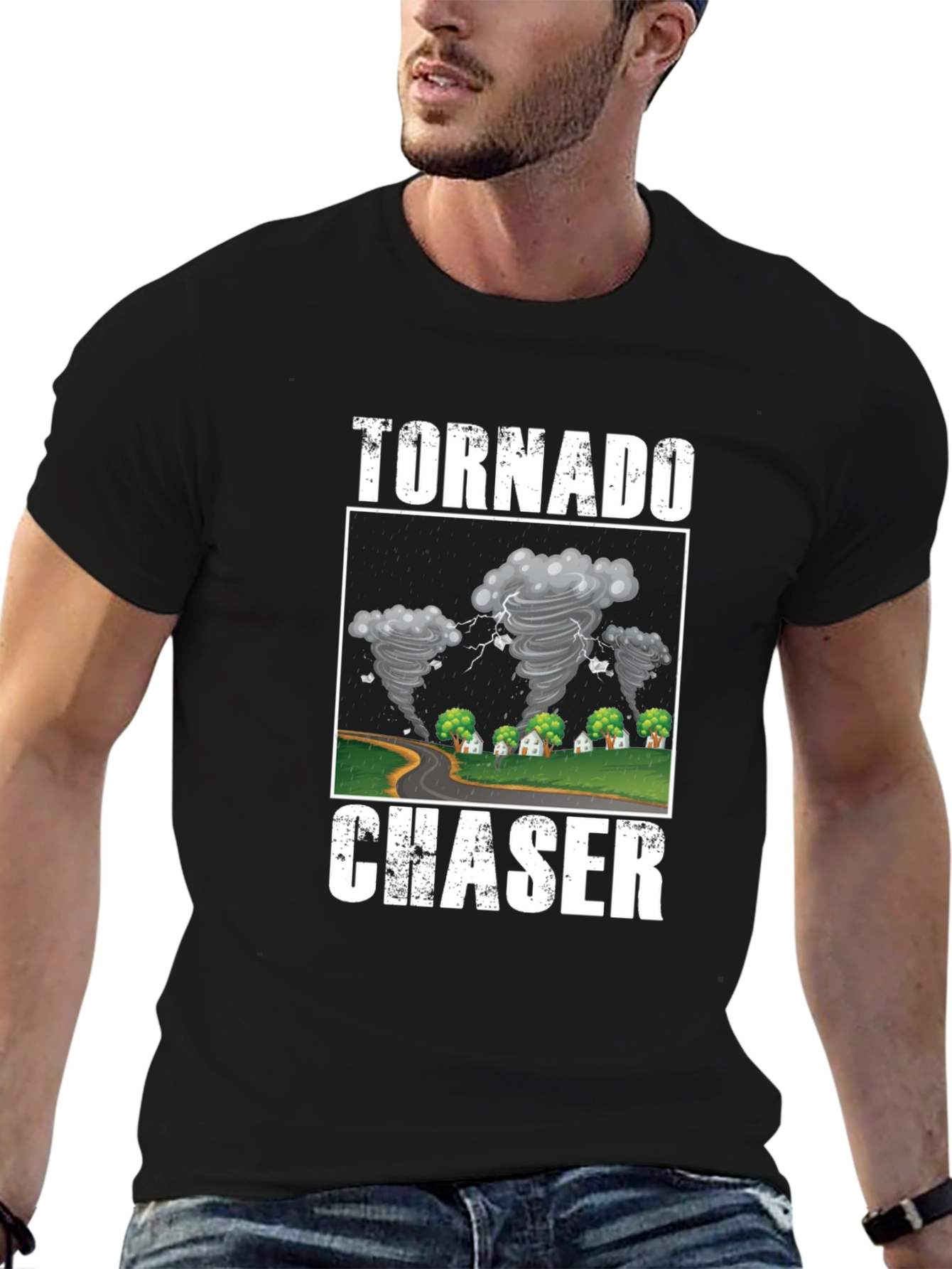 Tornado Chaser T-Shirt Storm Lover Tee