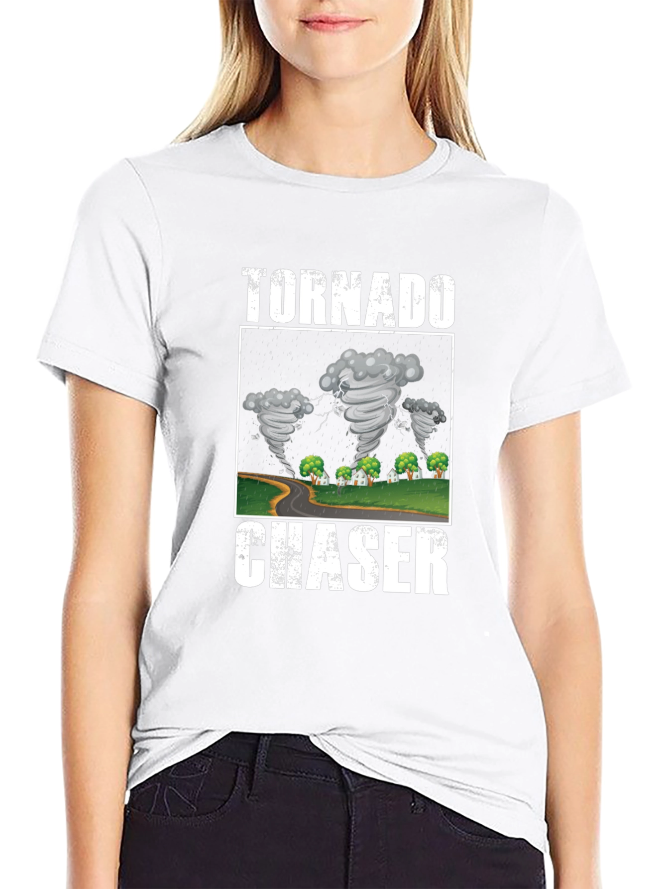 Tornado Chaser T-Shirt Storm Lover Tee
