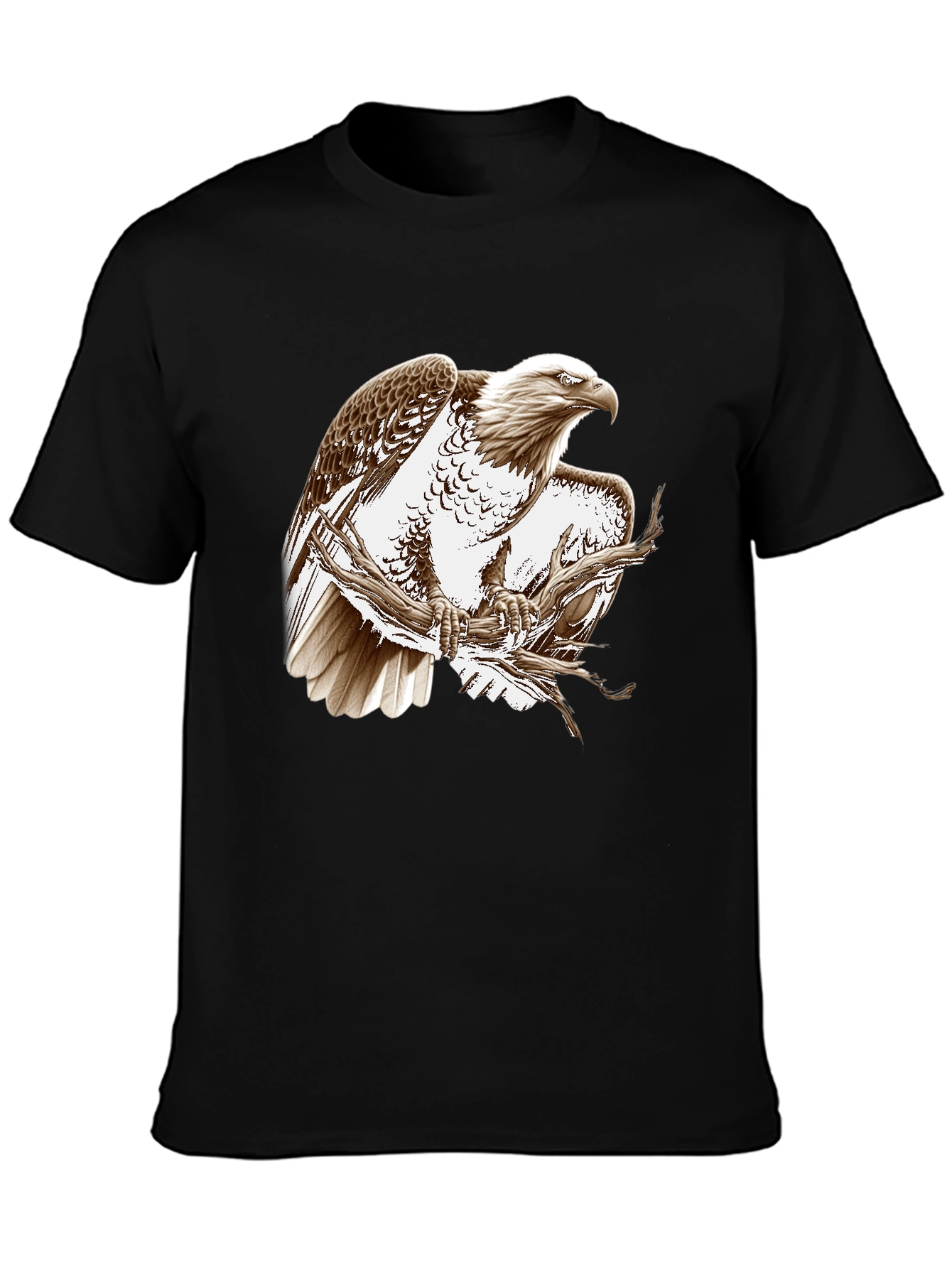 Eagle Graphic Tee - Black