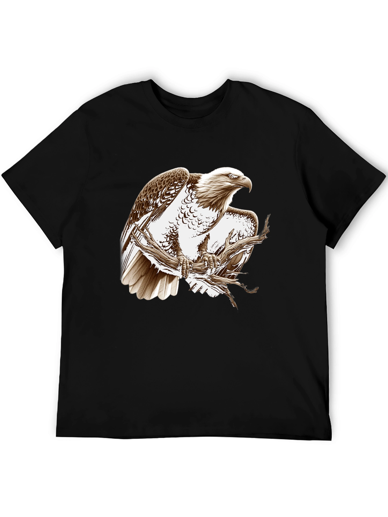 Eagle Graphic Tee - Black