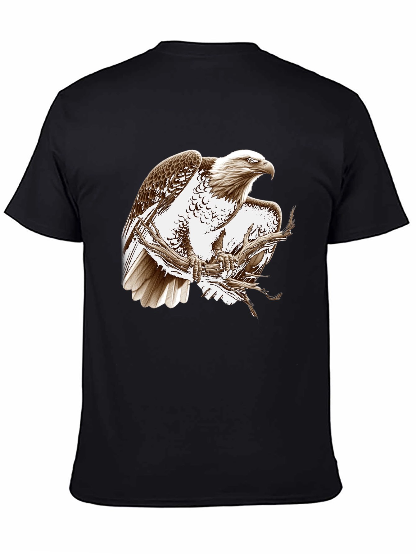 Eagle Graphic Tee - Black