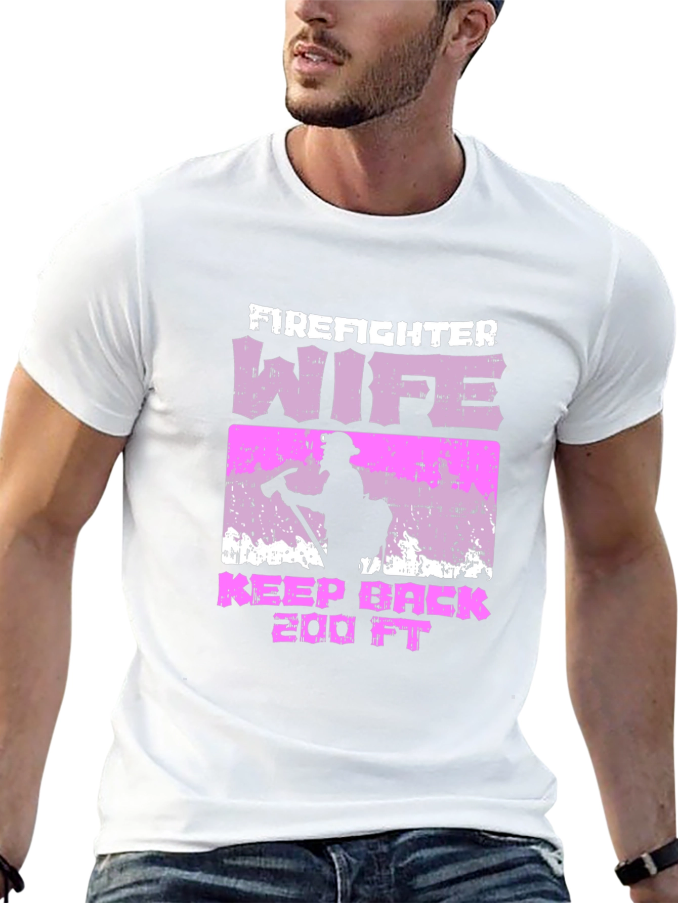 Firefighter Wife Graphic T-Shirt