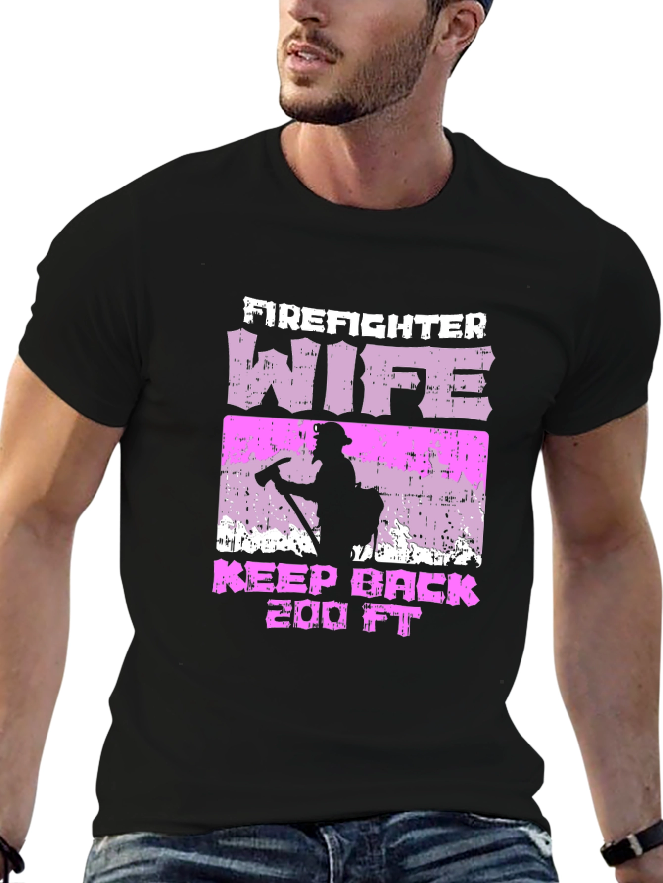 Firefighter Wife Graphic T-Shirt
