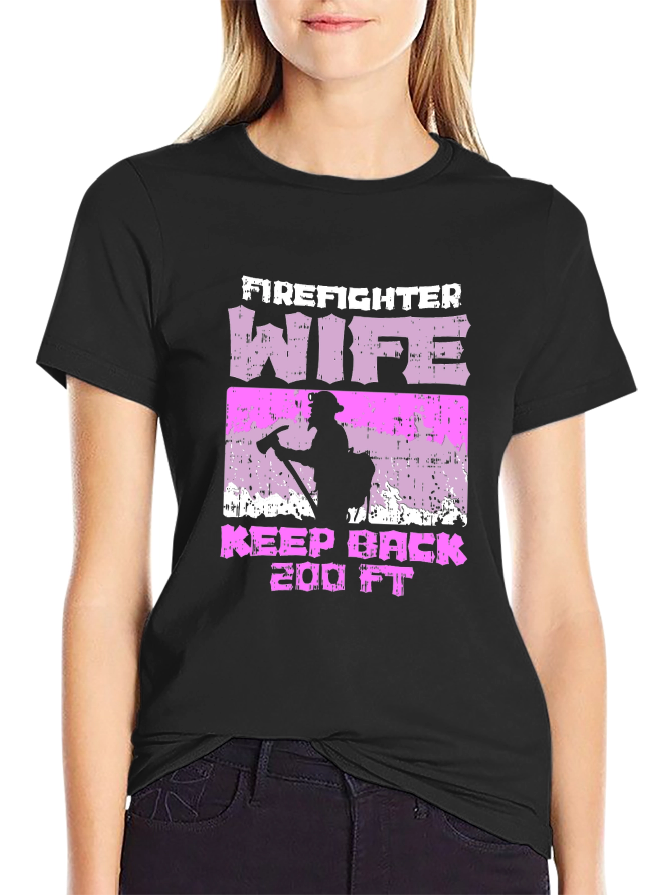 Firefighter Wife Graphic T-Shirt