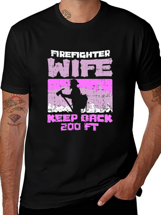 Firefighter Wife Graphic T-Shirt