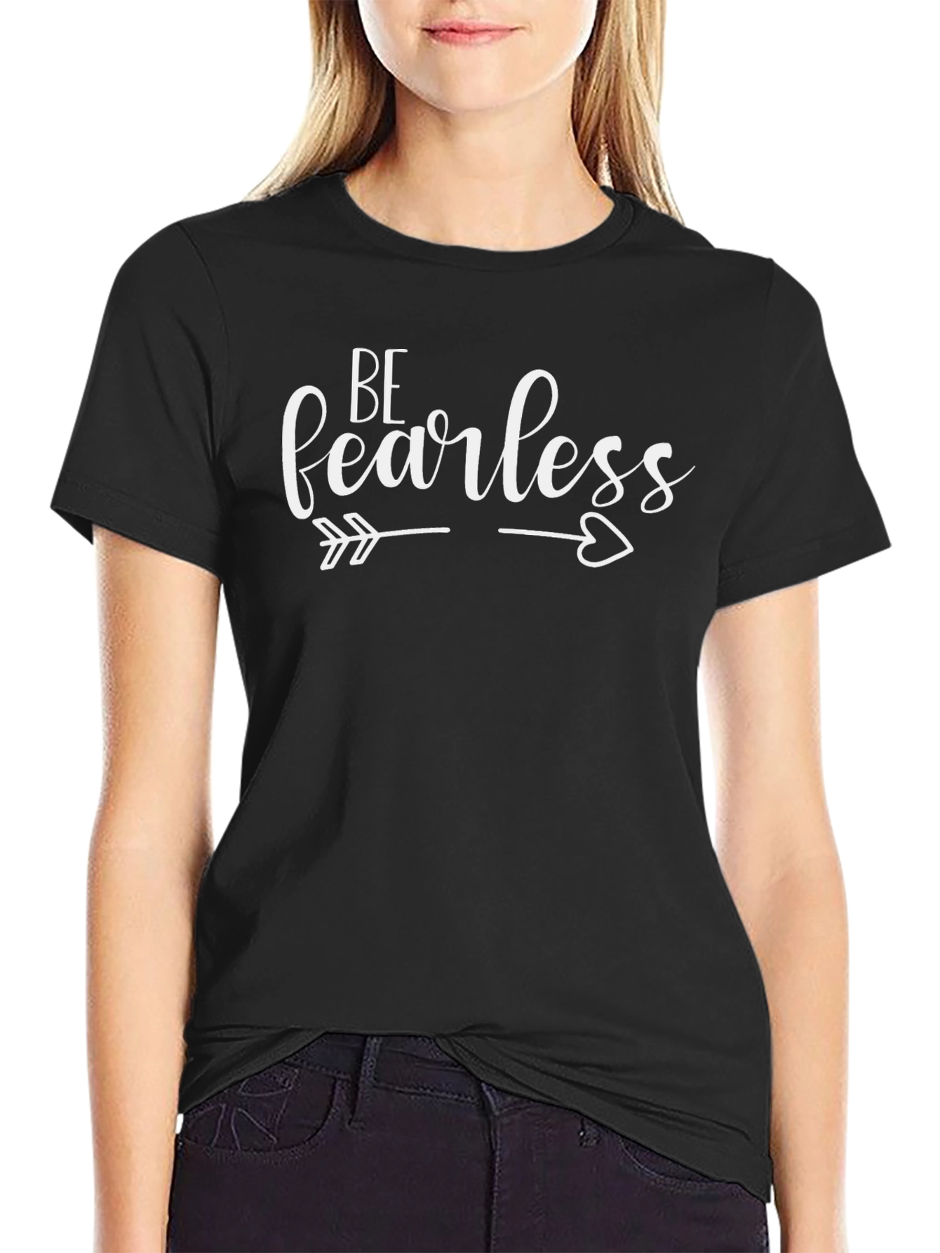 Be Fearless Graphic Tee - Soft Cotton Comfort