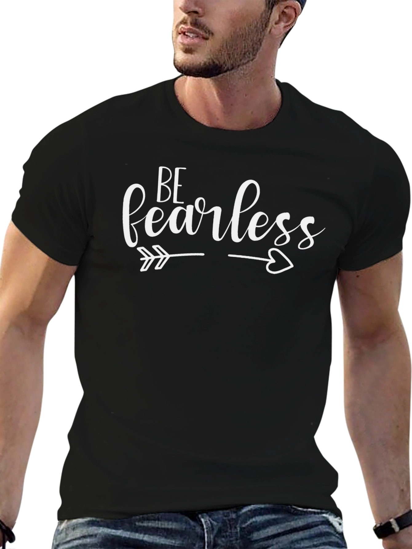 Be Fearless Graphic Tee - Soft Cotton Comfort