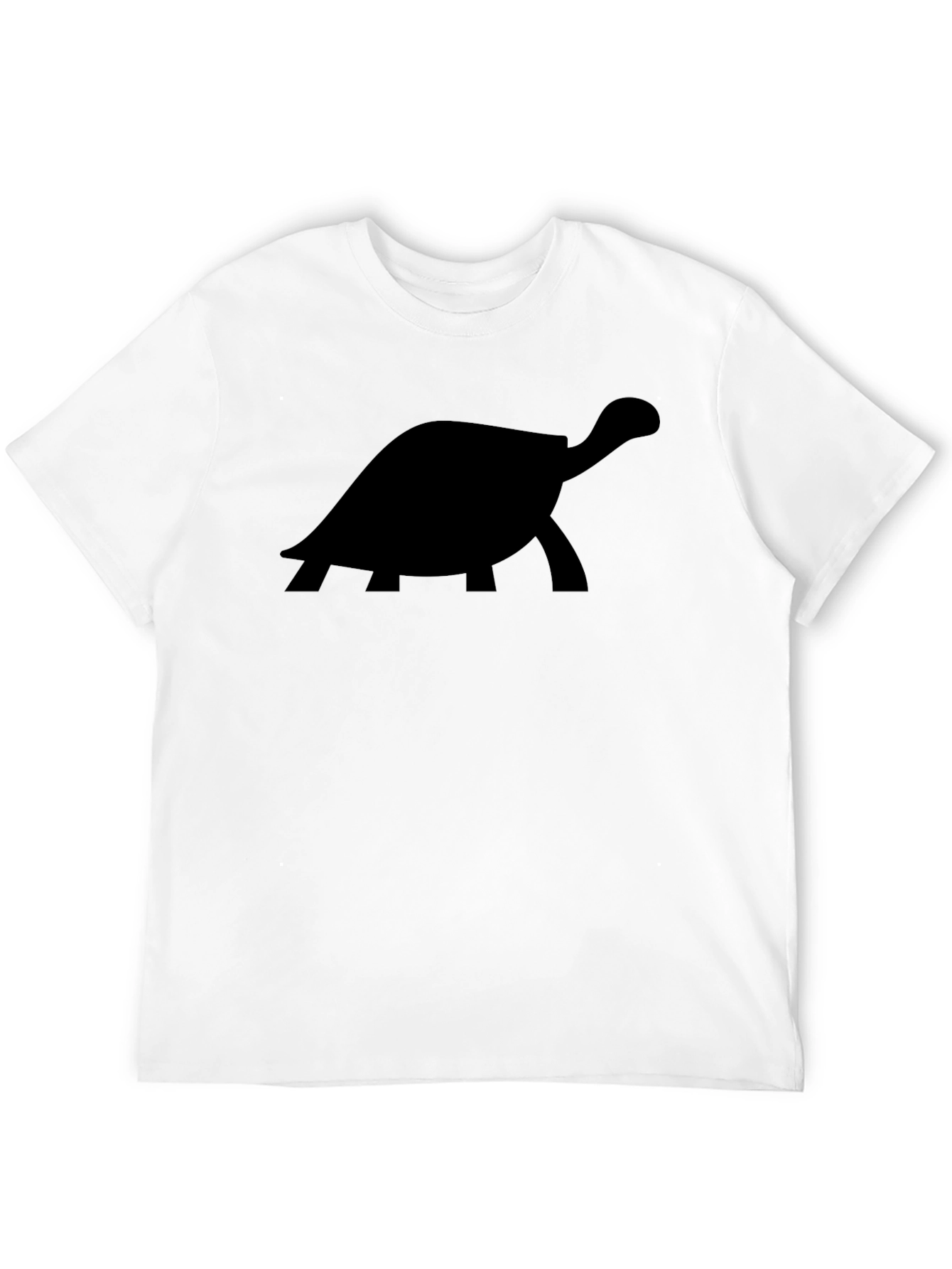 Turtle Silhouette Graphic Tee - Black