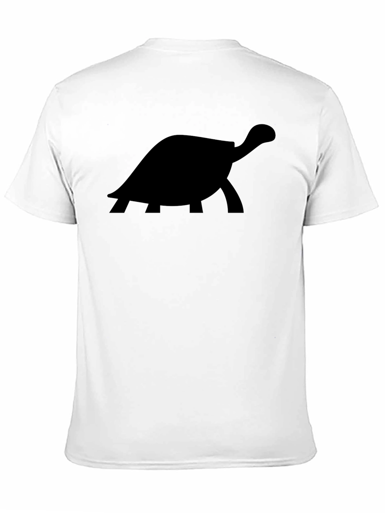 Turtle Silhouette Graphic Tee - Black