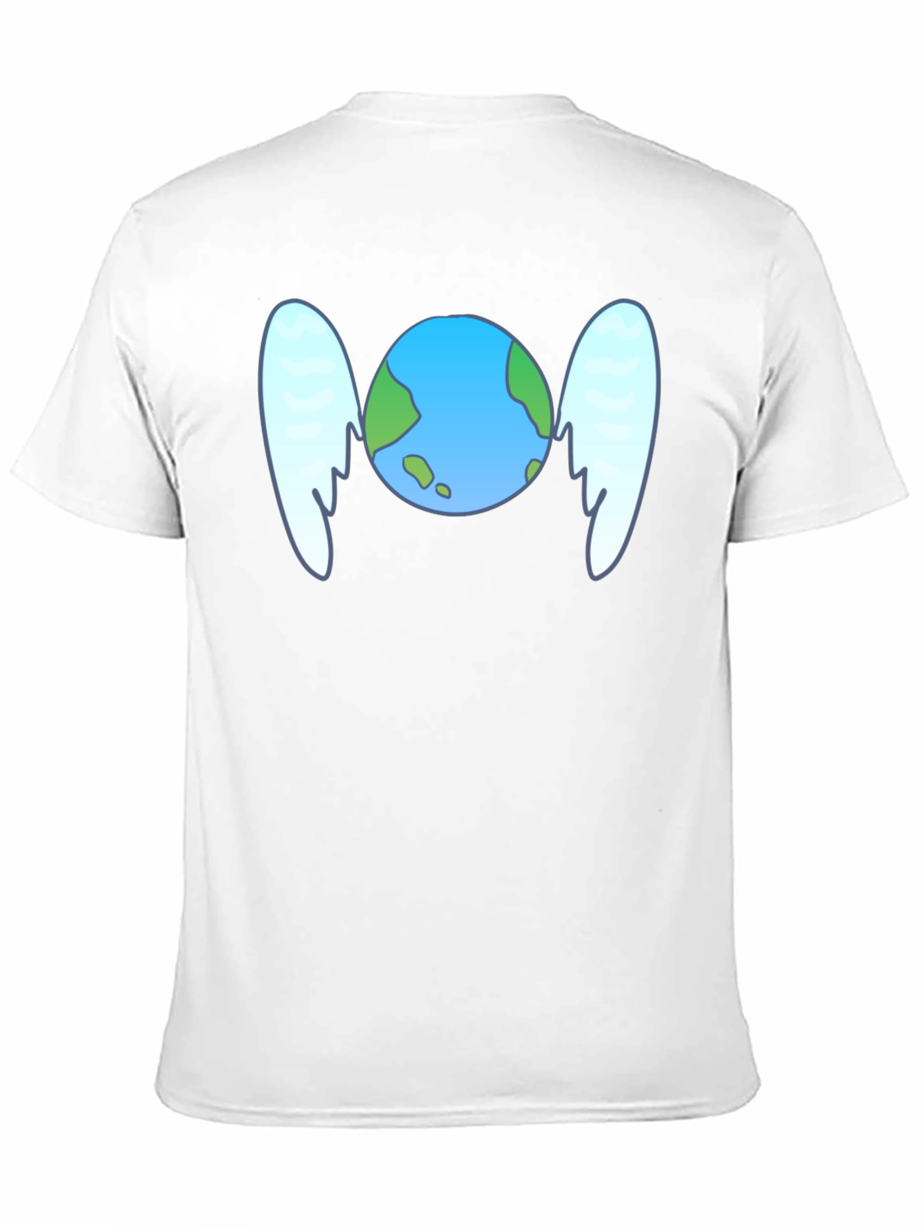 Winged Earth Graphic Tee - Save the Planet Style