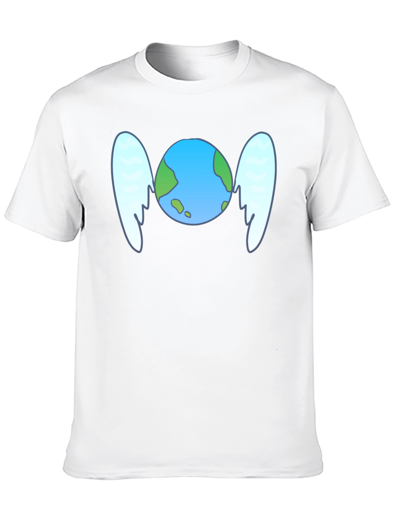 Winged Earth Graphic Tee - Save the Planet Style