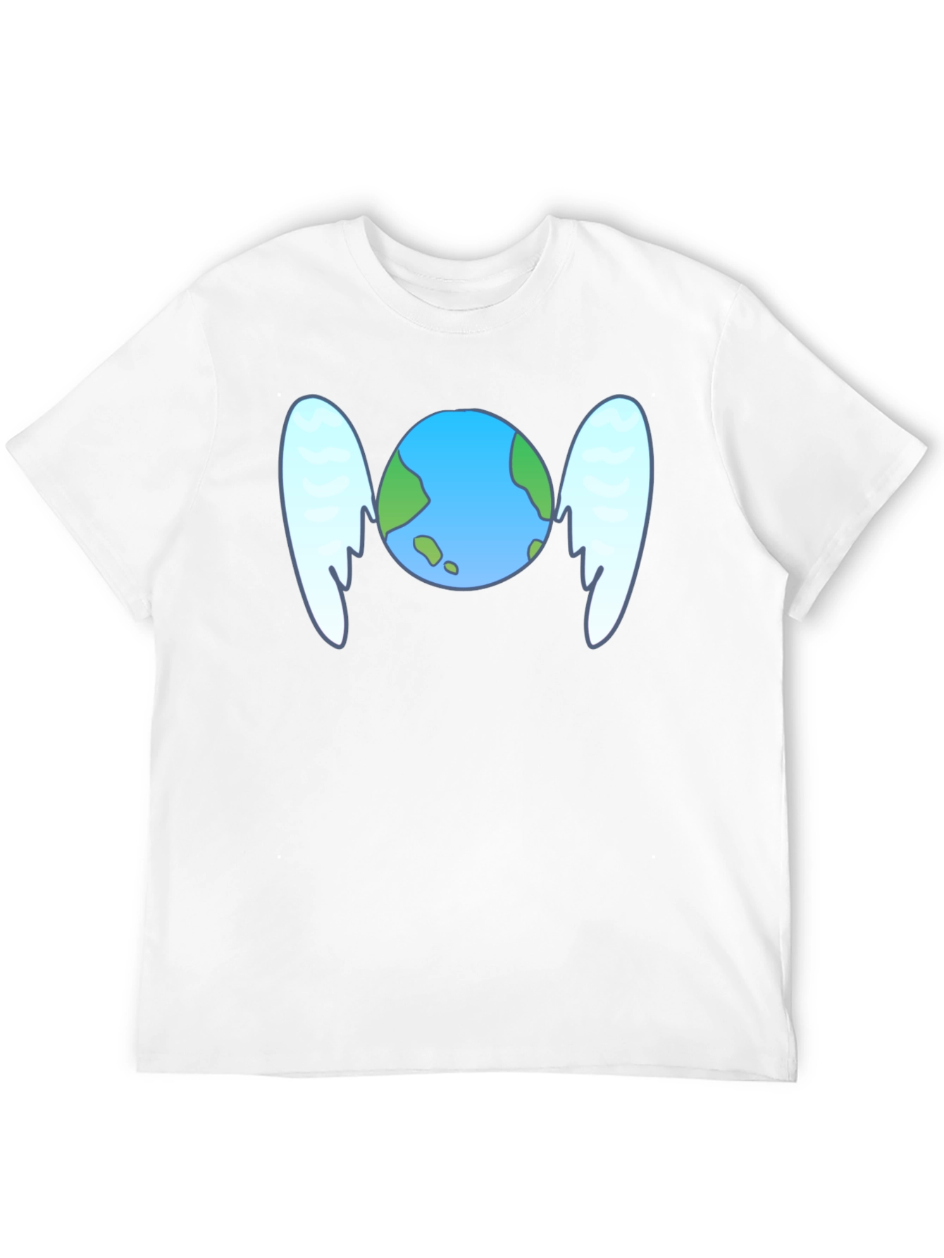 Winged Earth Graphic Tee - Save the Planet Style