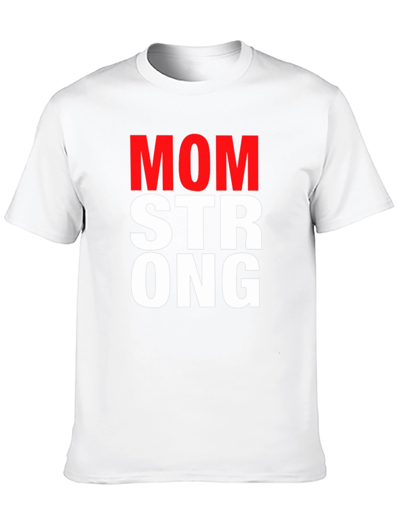 Mom Strong Graphic Tee - Black