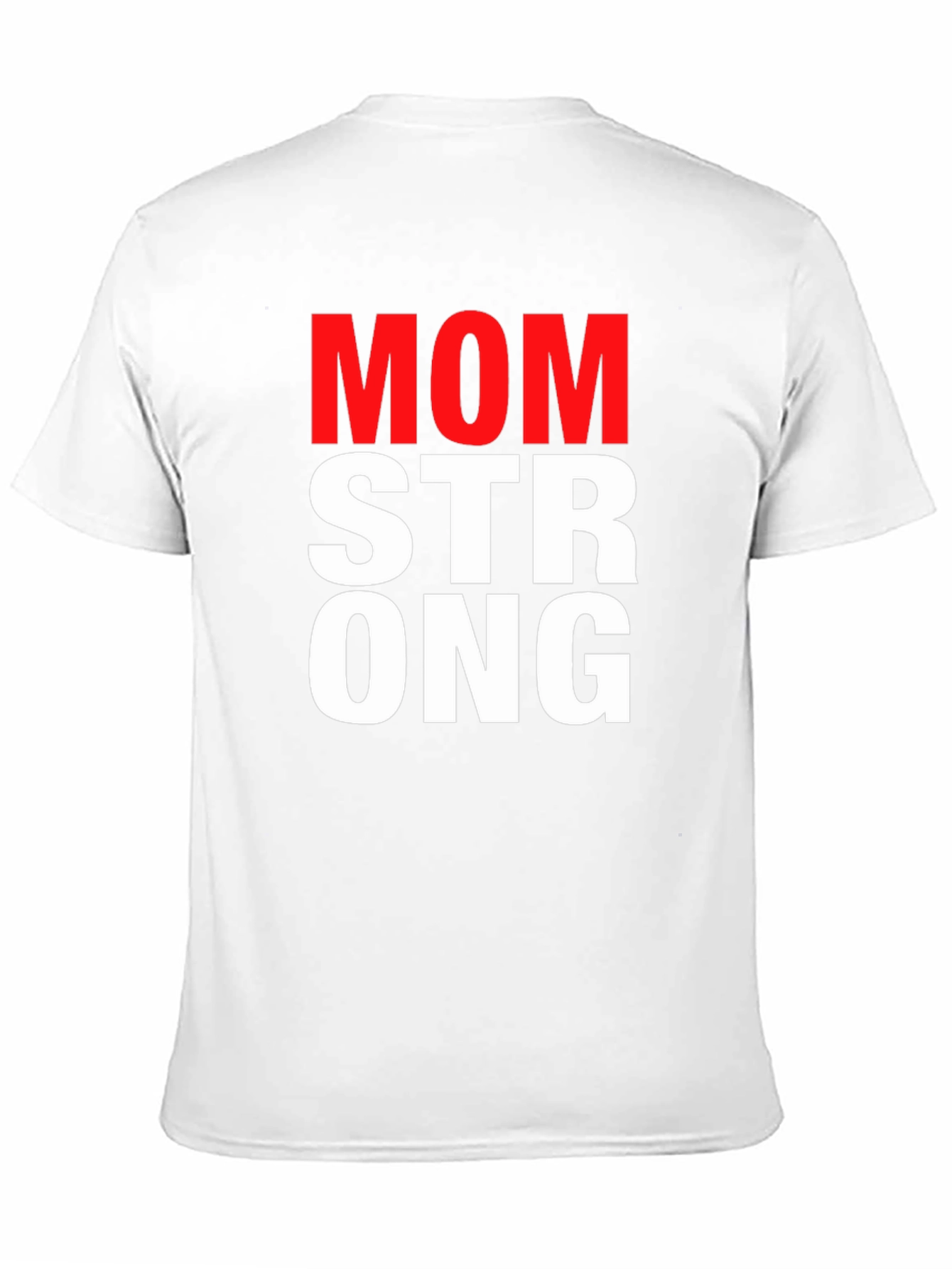 Mom Strong Graphic Tee - Black