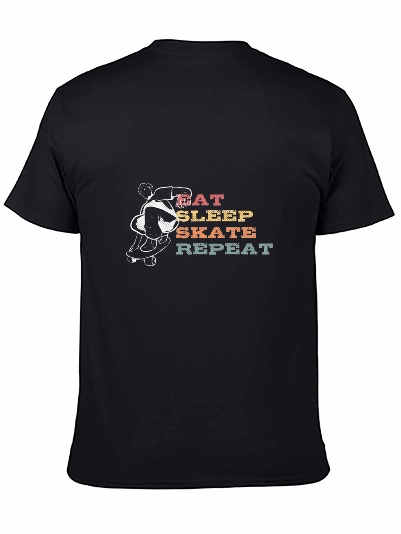 Eat Sleep Skate Repeat Graphic Tee
