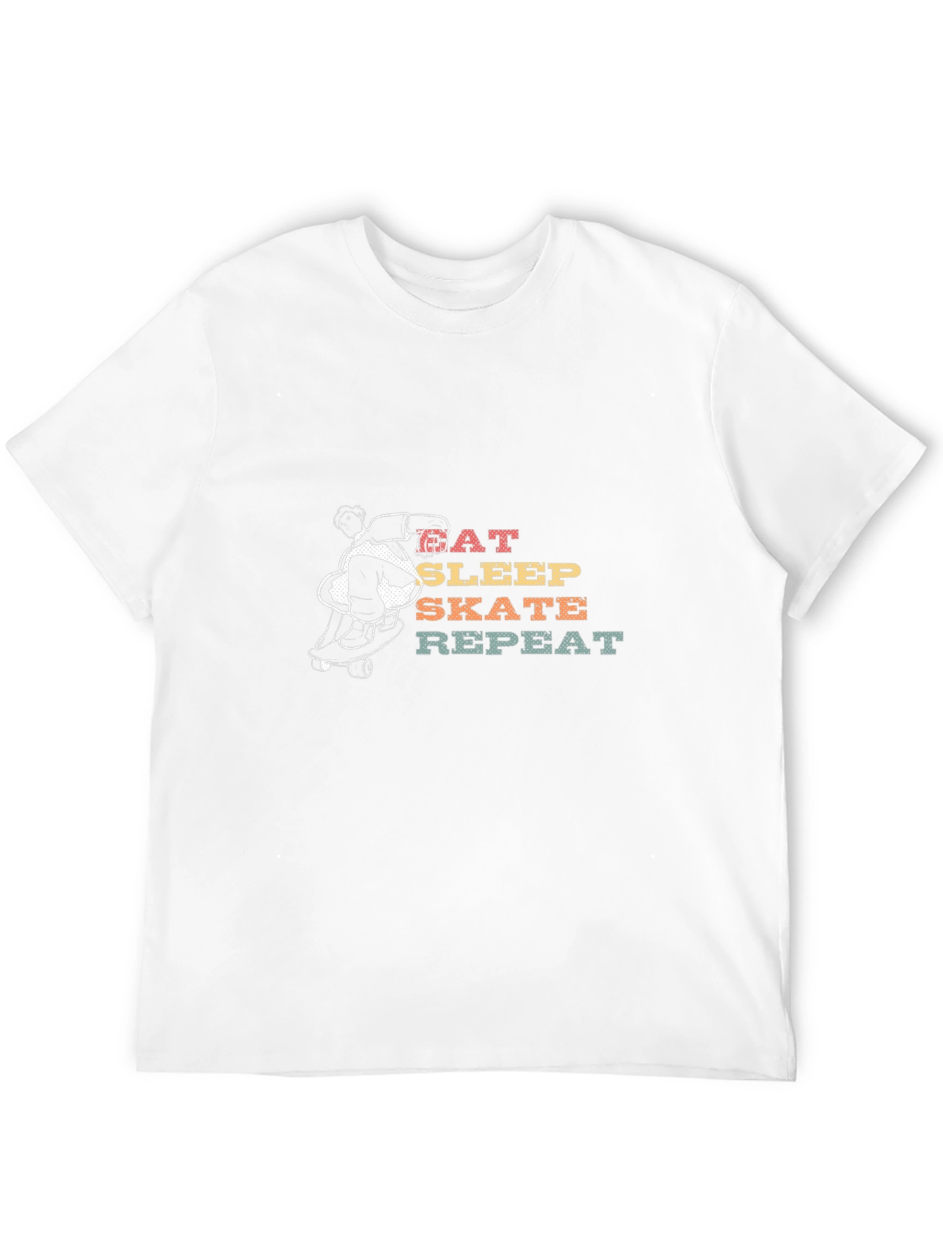 Eat Sleep Skate Repeat Graphic Tee