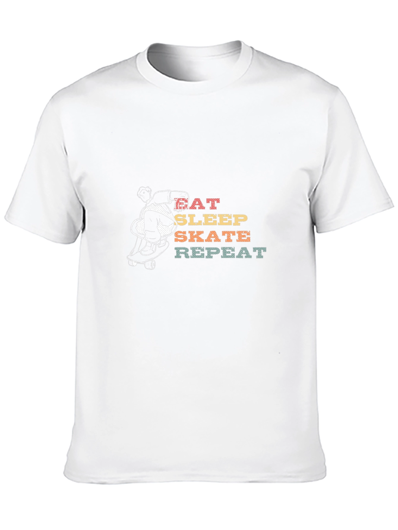 Eat Sleep Skate Repeat Graphic Tee