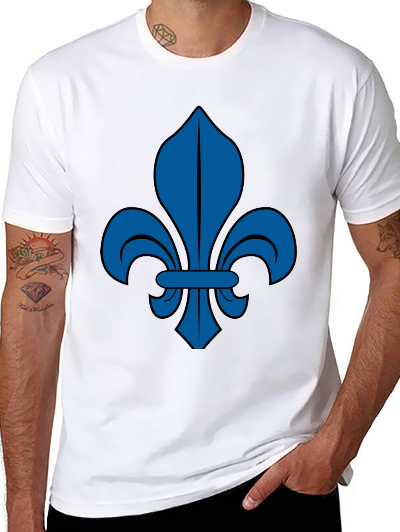 Fleur-de-lis Graphic T-Shirt