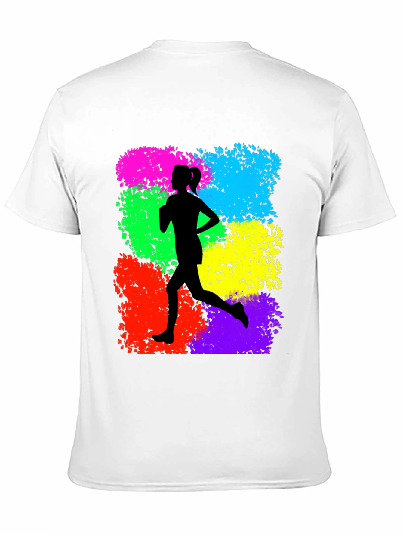 Runner Silhouette Graphic Print T-Shirt