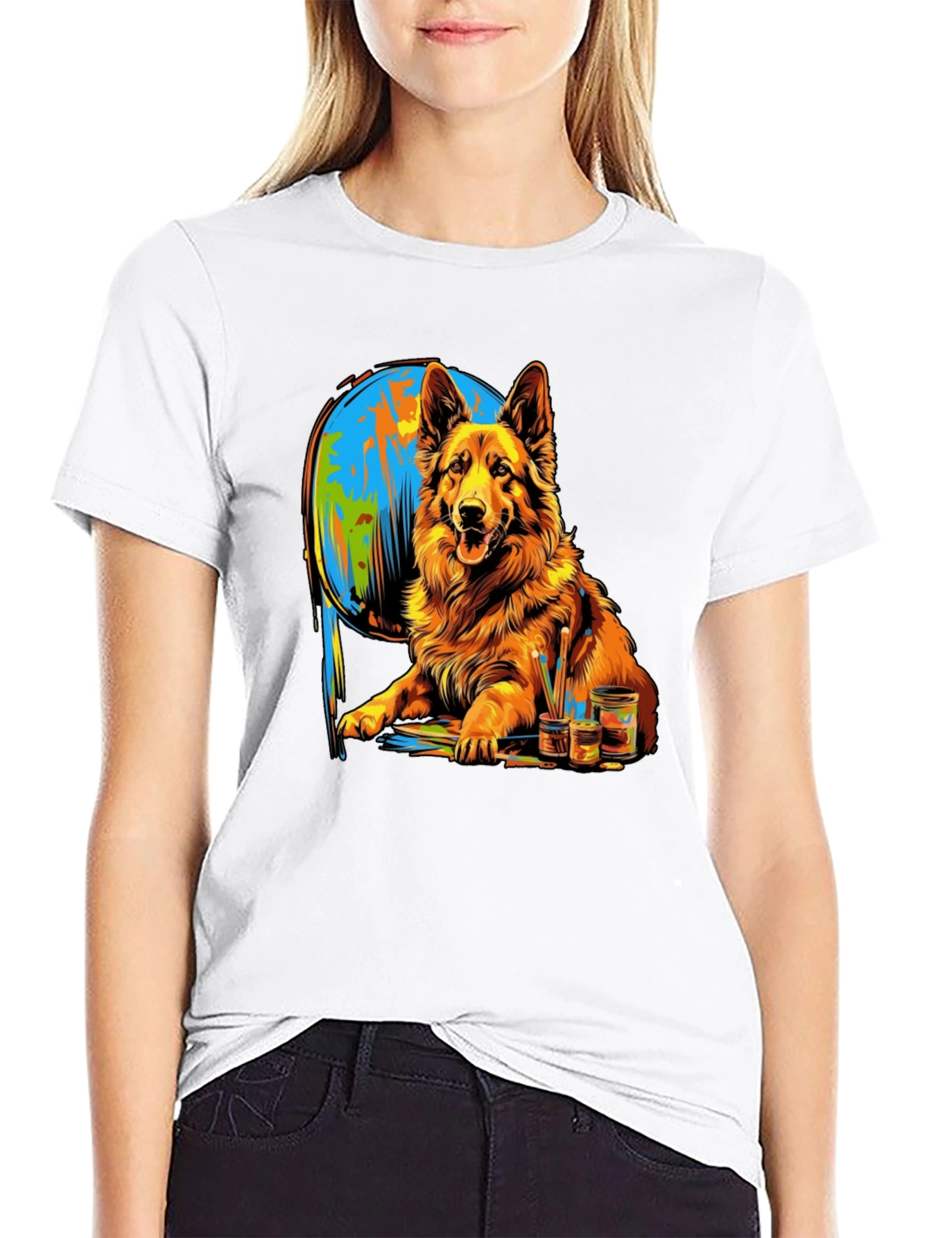 Dog Painting T-Shirt