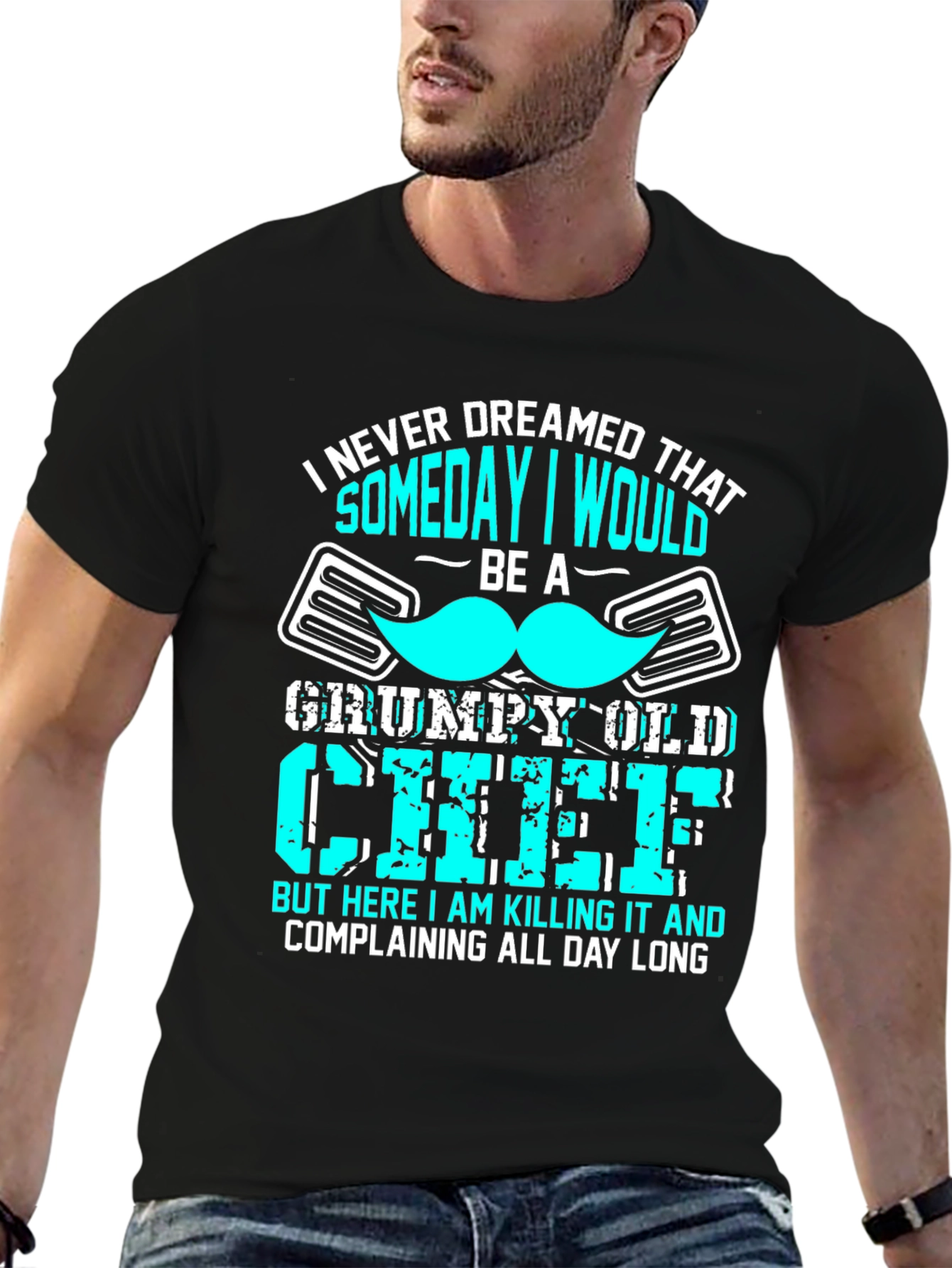 Grumpy Old Chef T-Shirt - Funny Chef Gift