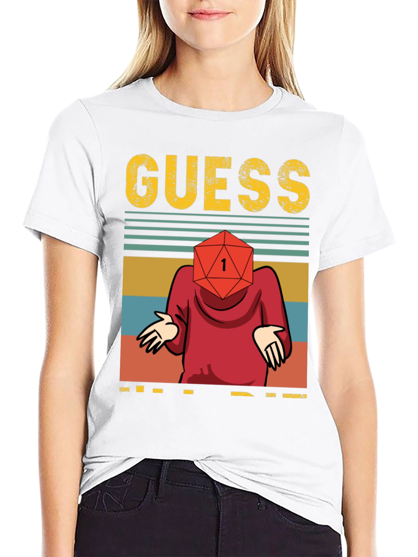 Guess D20 T-Shirt - Roll for Insightful Style