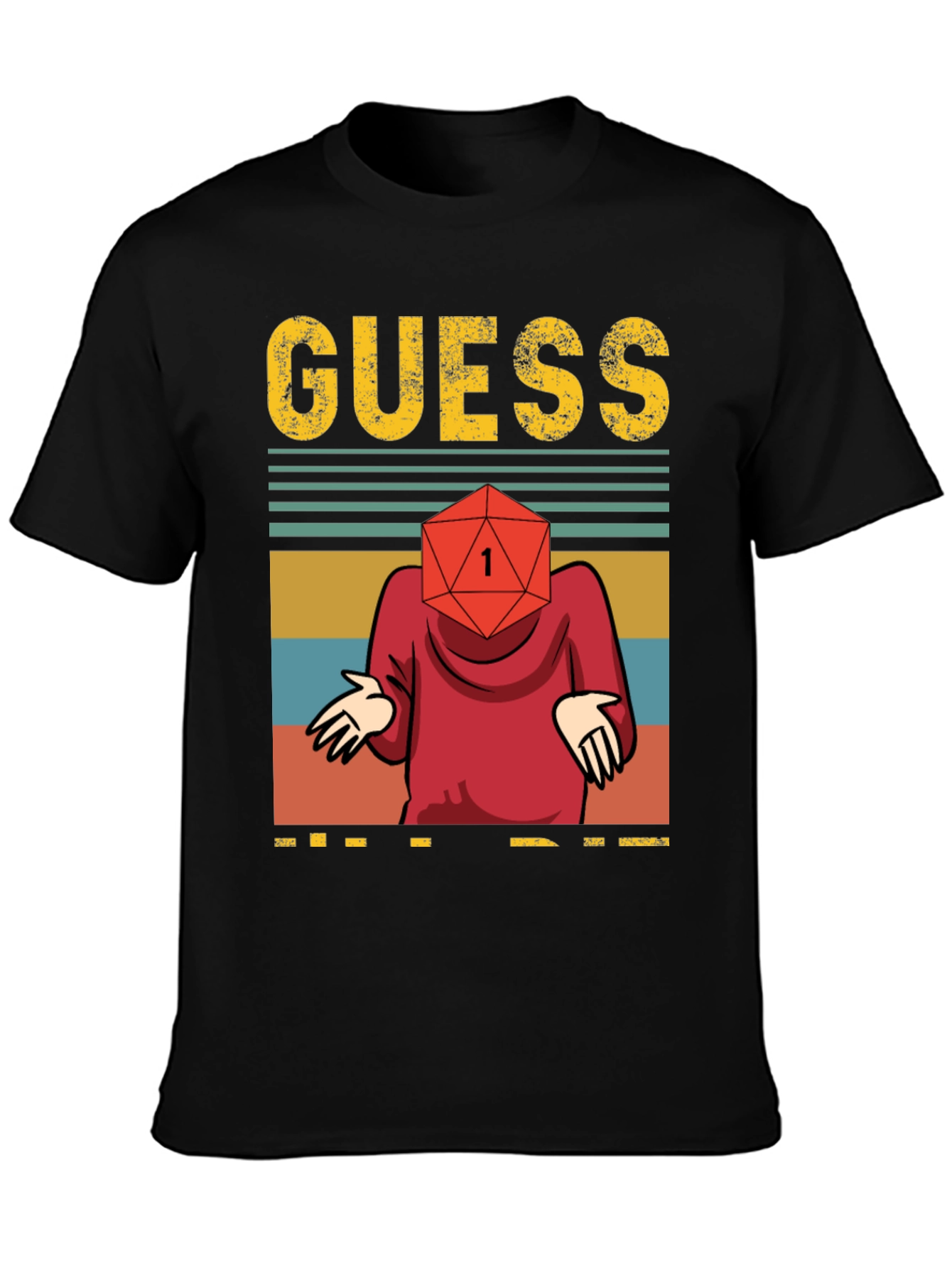 Guess D20 T-Shirt - Roll for Insightful Style