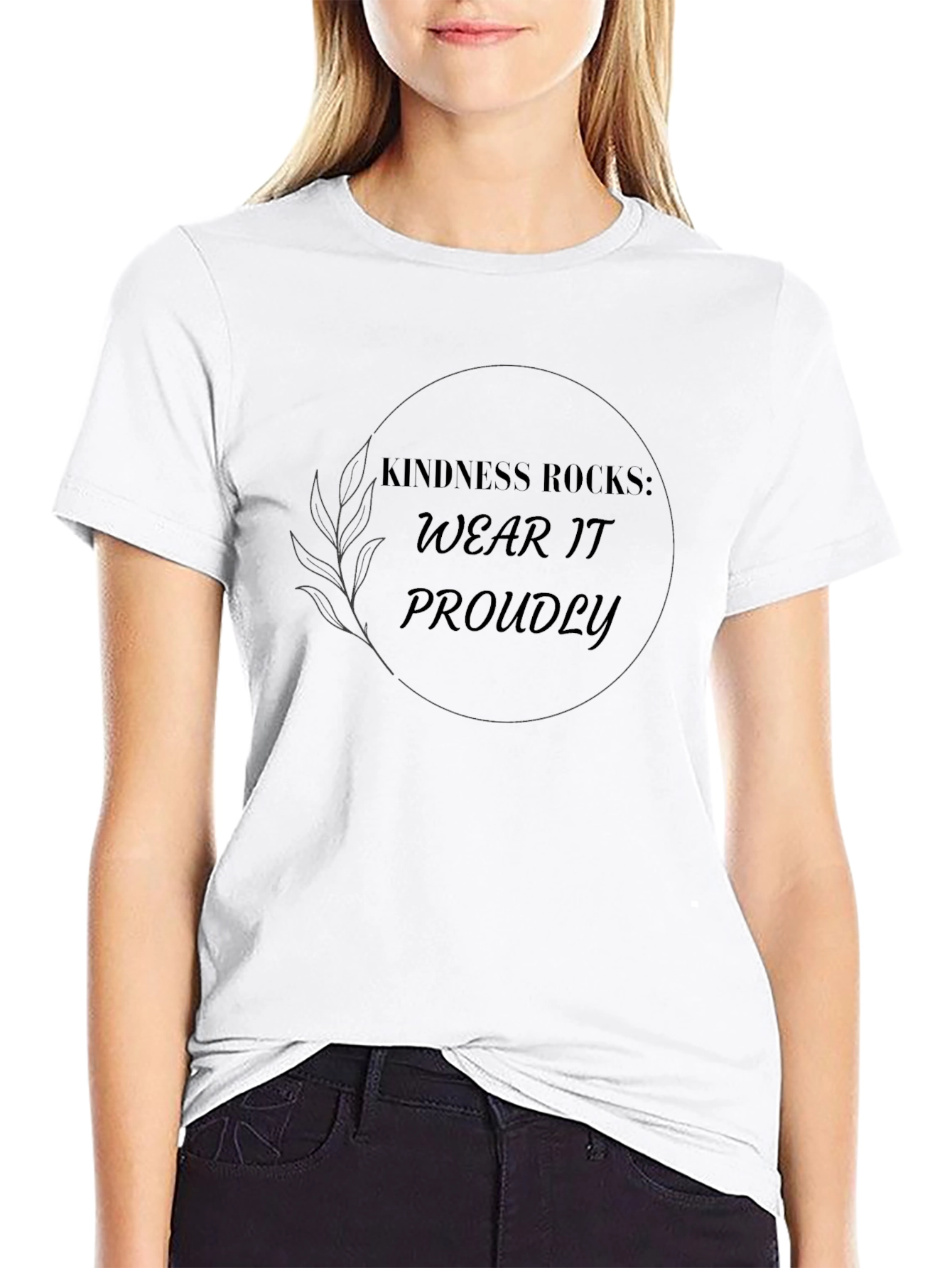 Kindness Rocks Graphic Tee - Black