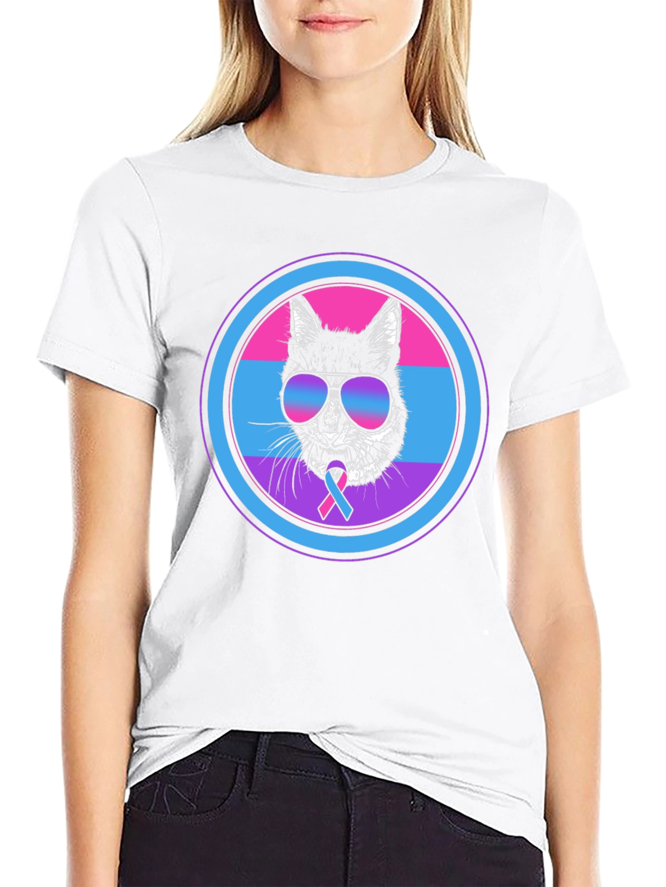 Bisexual Pride Cat T-Shirt