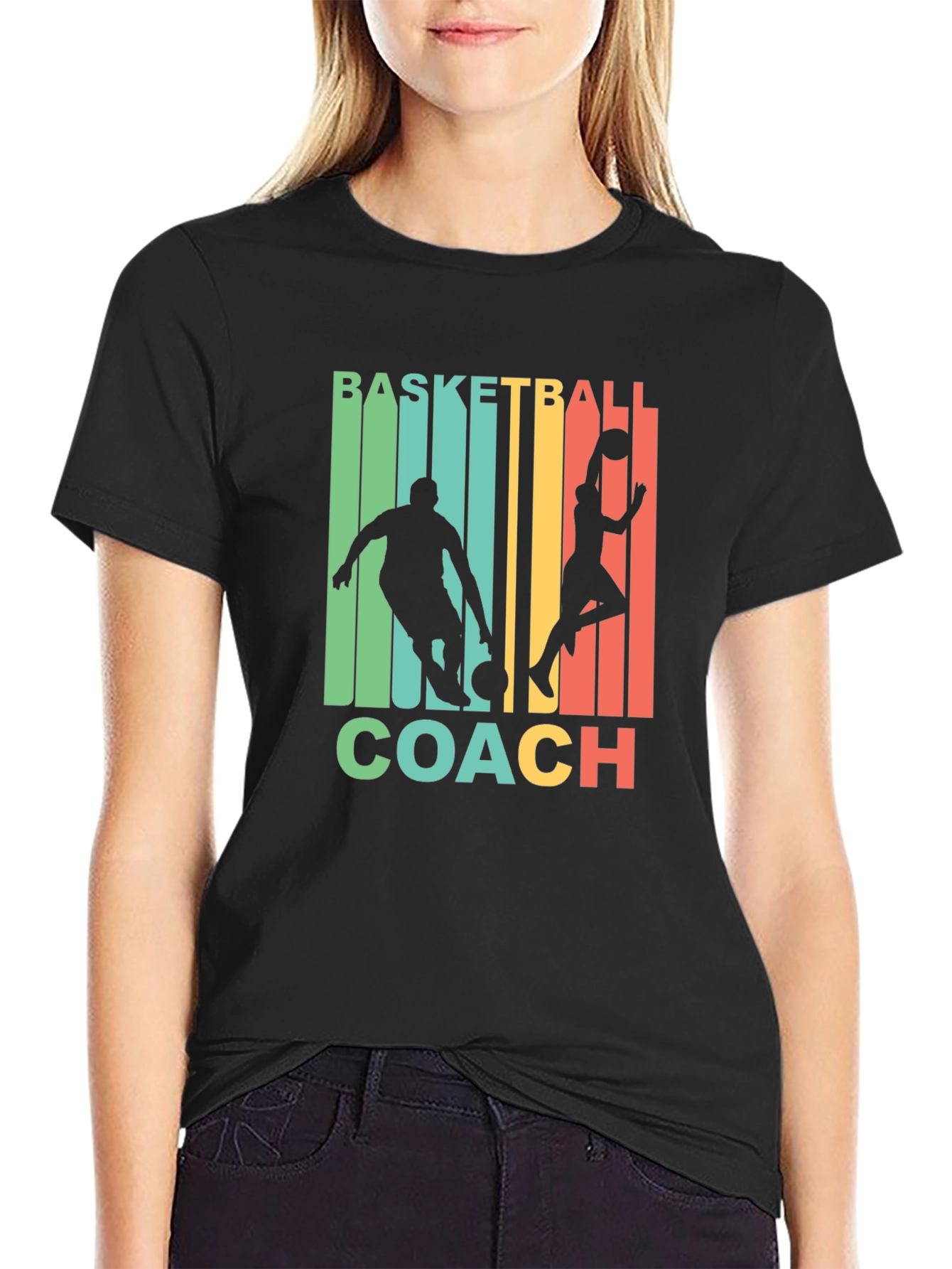 Basketball Coach Graphic T-Shirt