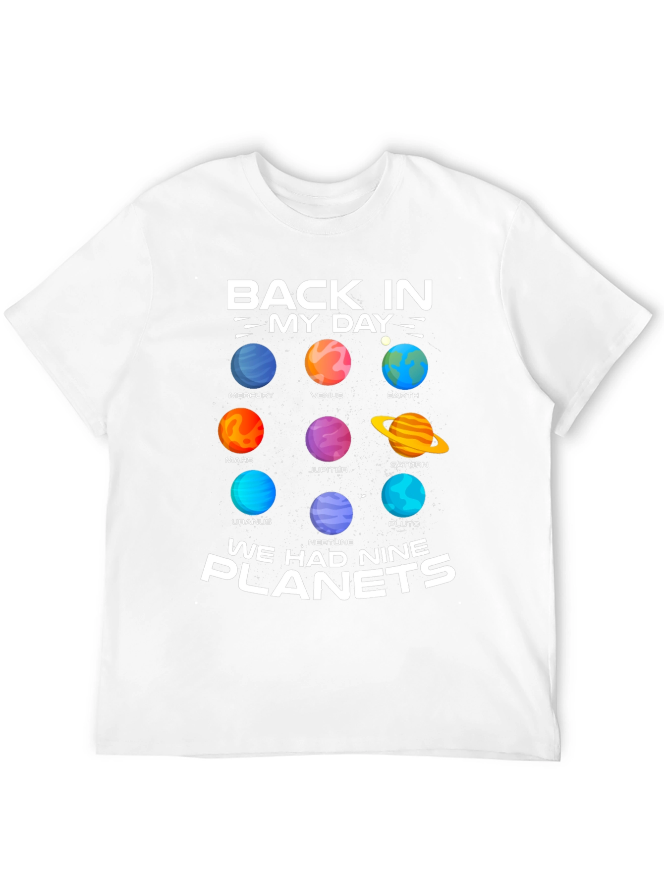 Nine Planets Retro T-Shirt