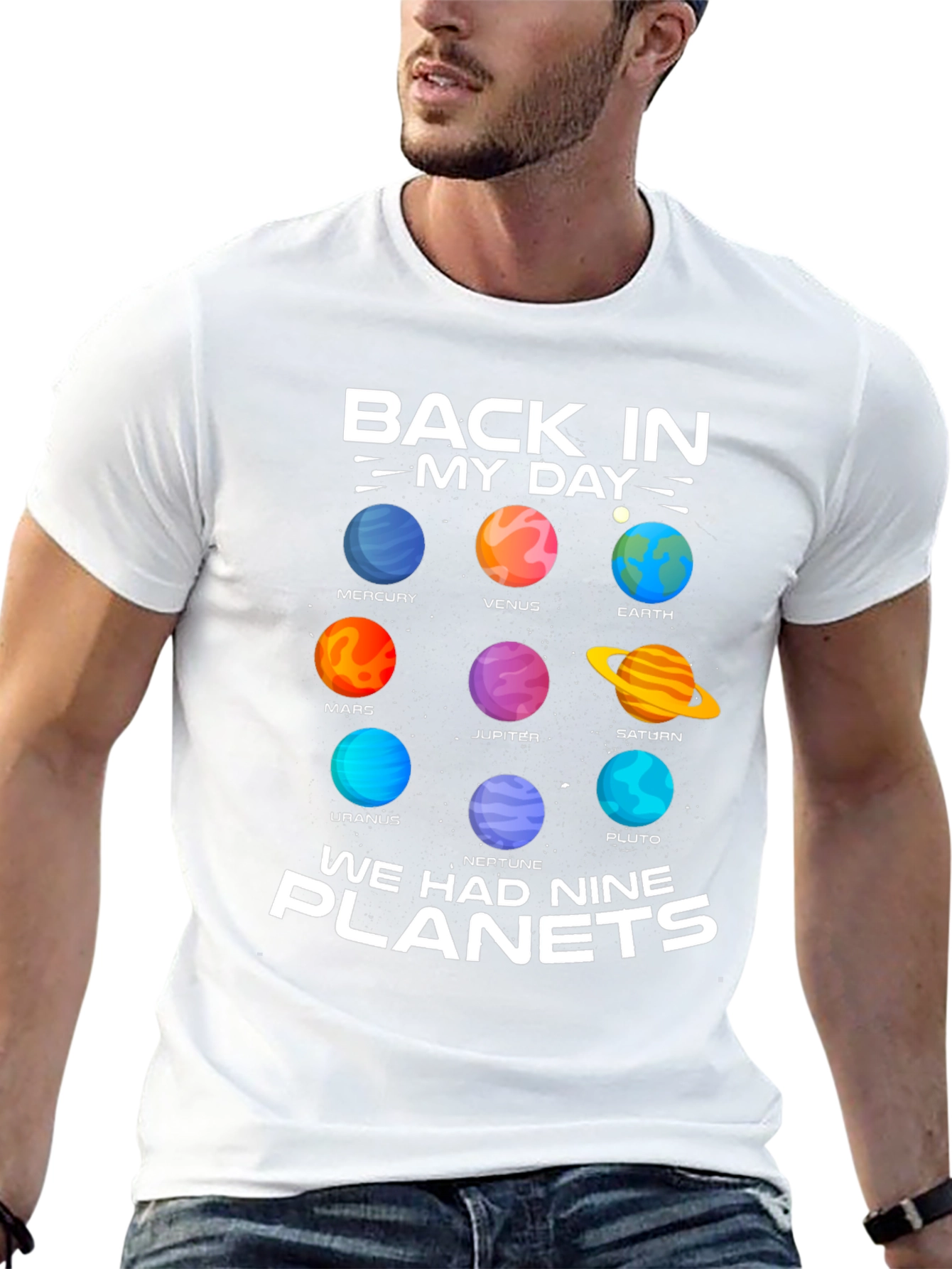Nine Planets Retro T-Shirt