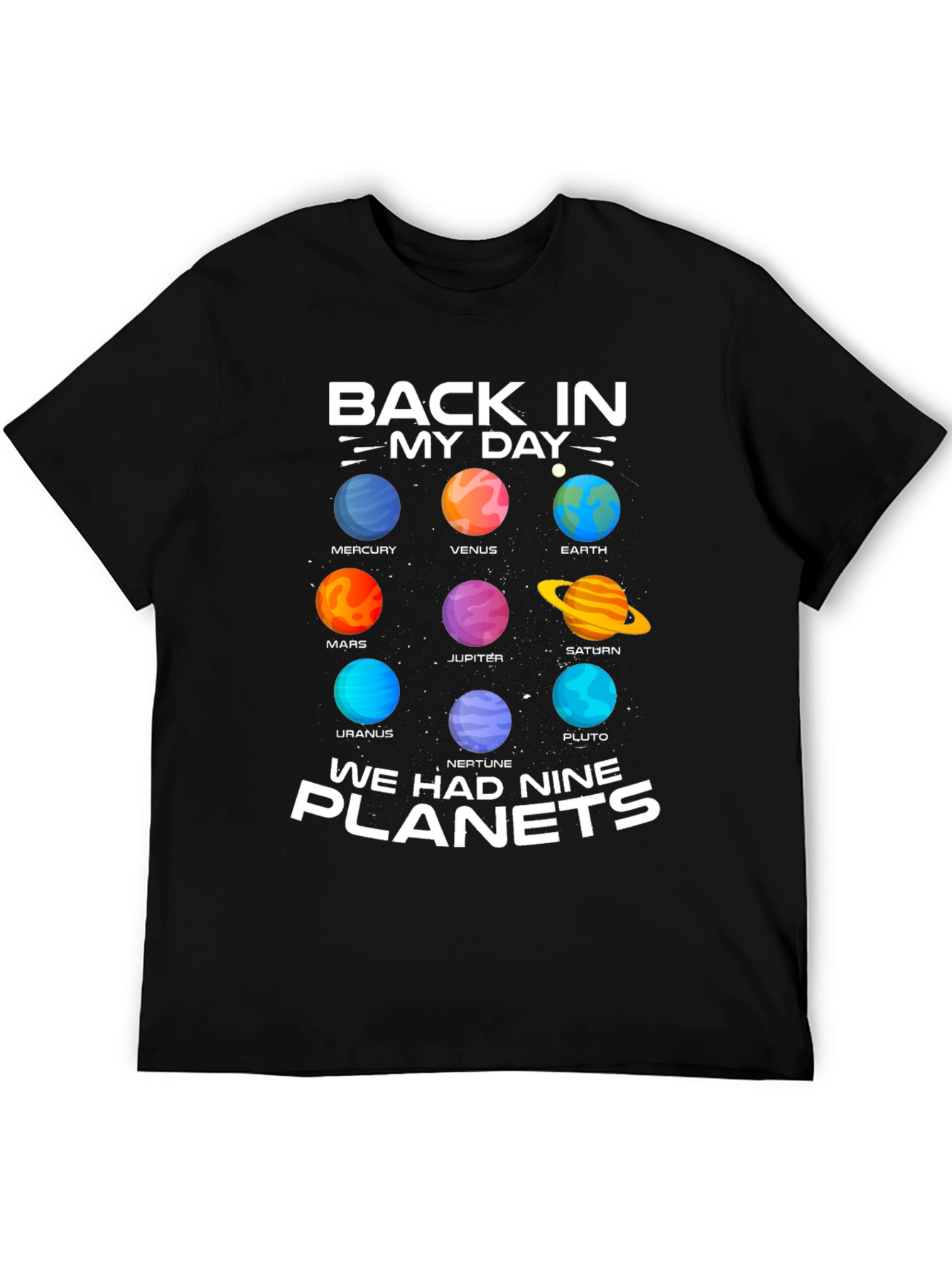 Nine Planets Retro T-Shirt