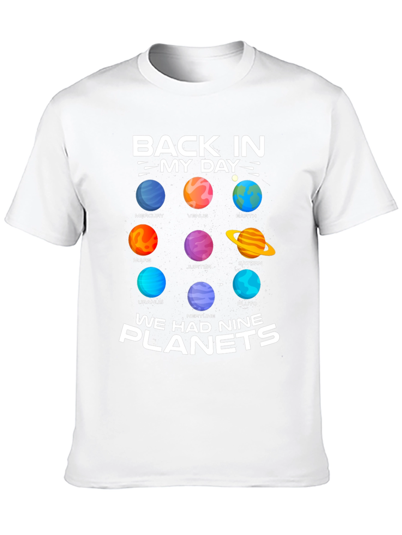 Nine Planets Retro T-Shirt