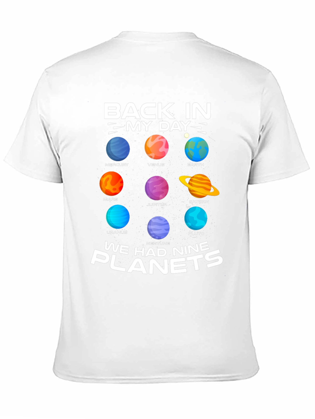 Nine Planets Retro T-Shirt