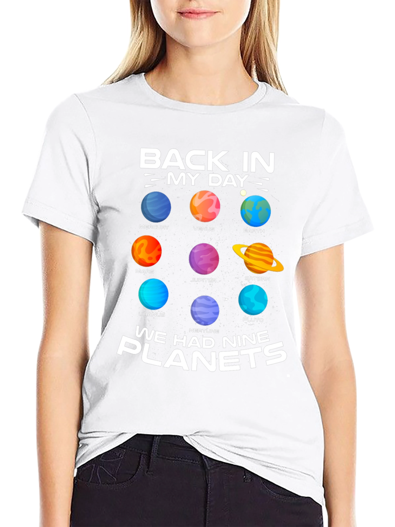 Nine Planets Retro T-Shirt
