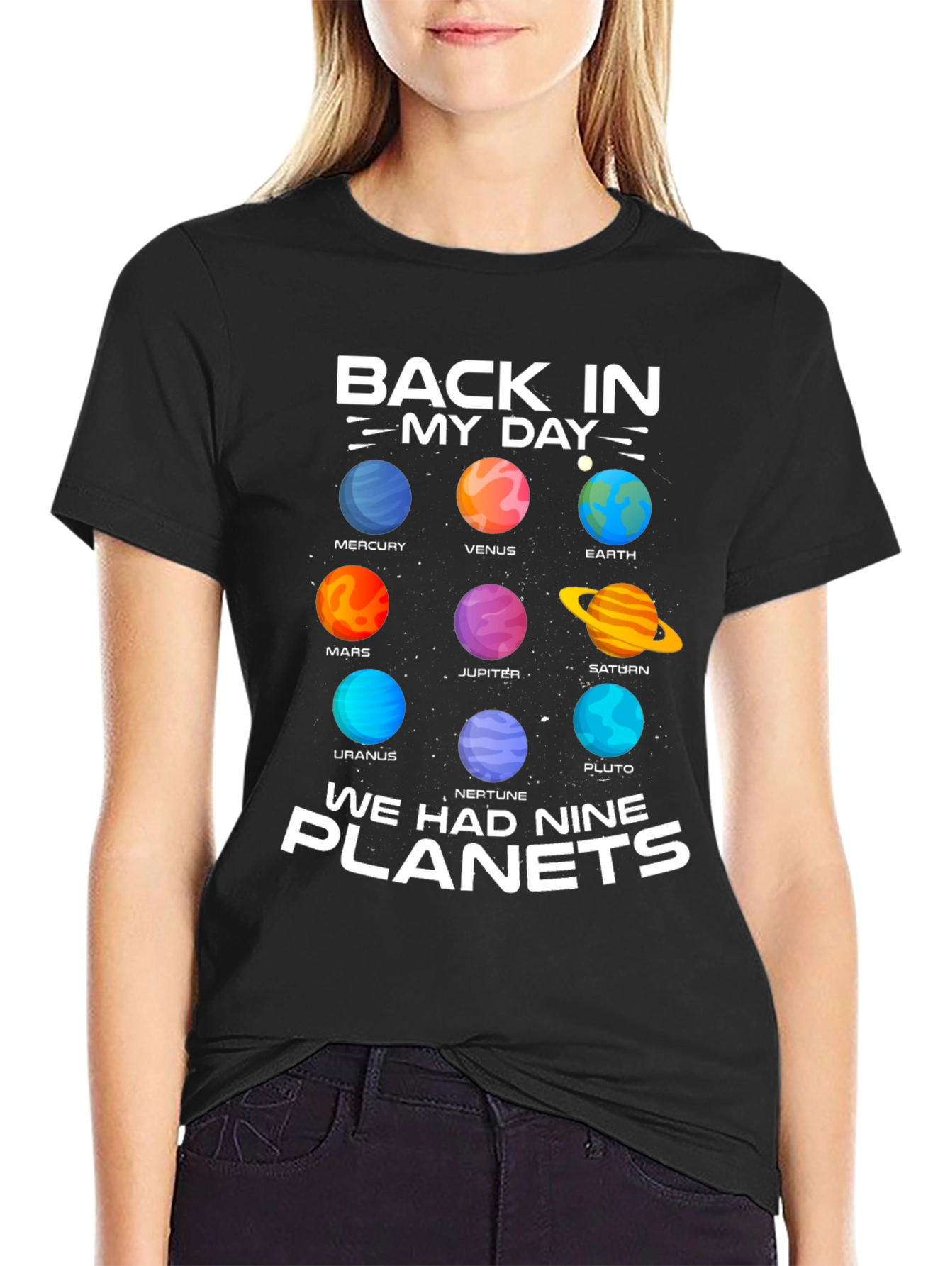 Nine Planets Retro T-Shirt
