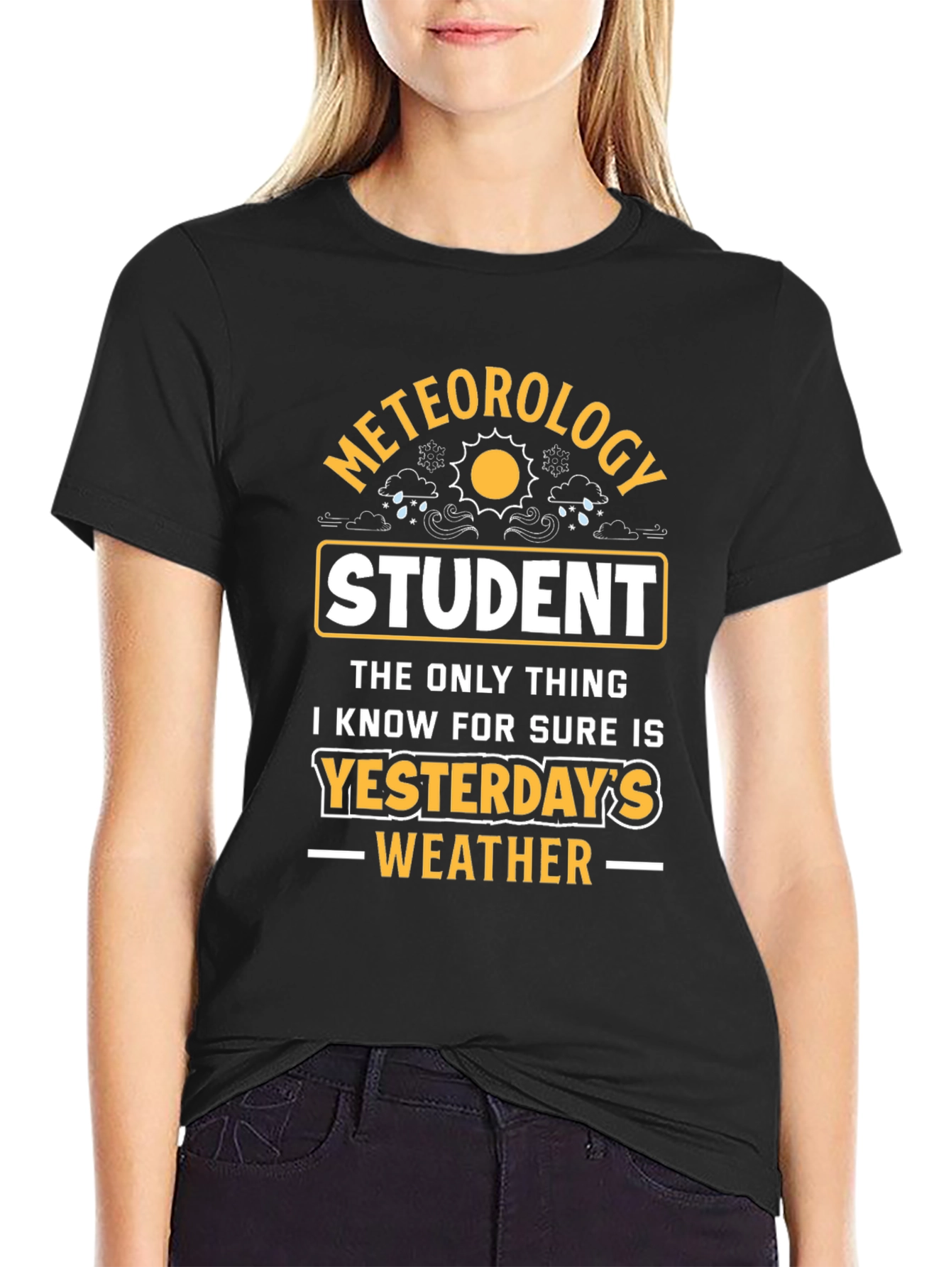 Meteorology Student T-Shirt - Yesterdays Weather